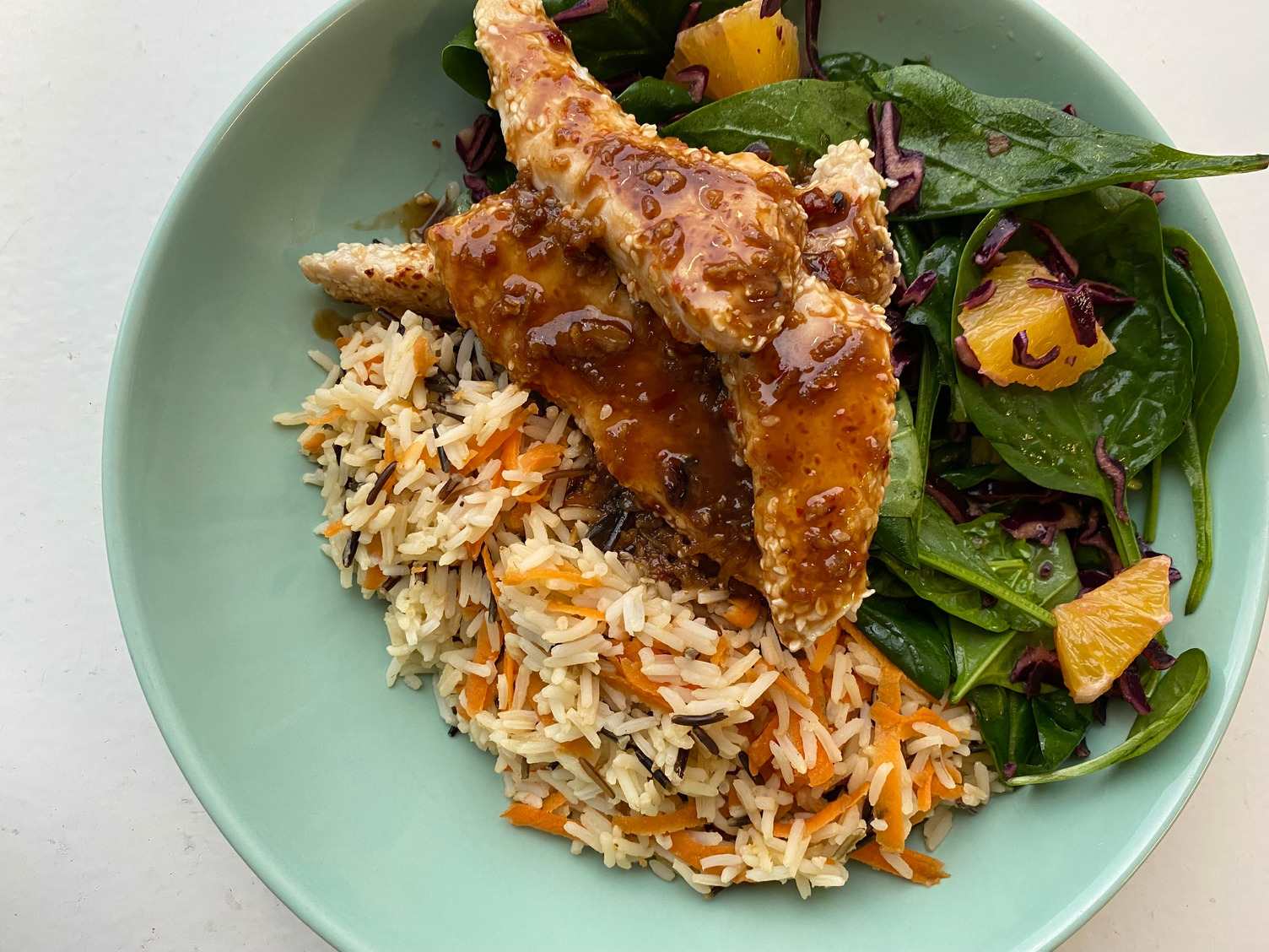 Sesame ginger glazed chicken HelloFresh