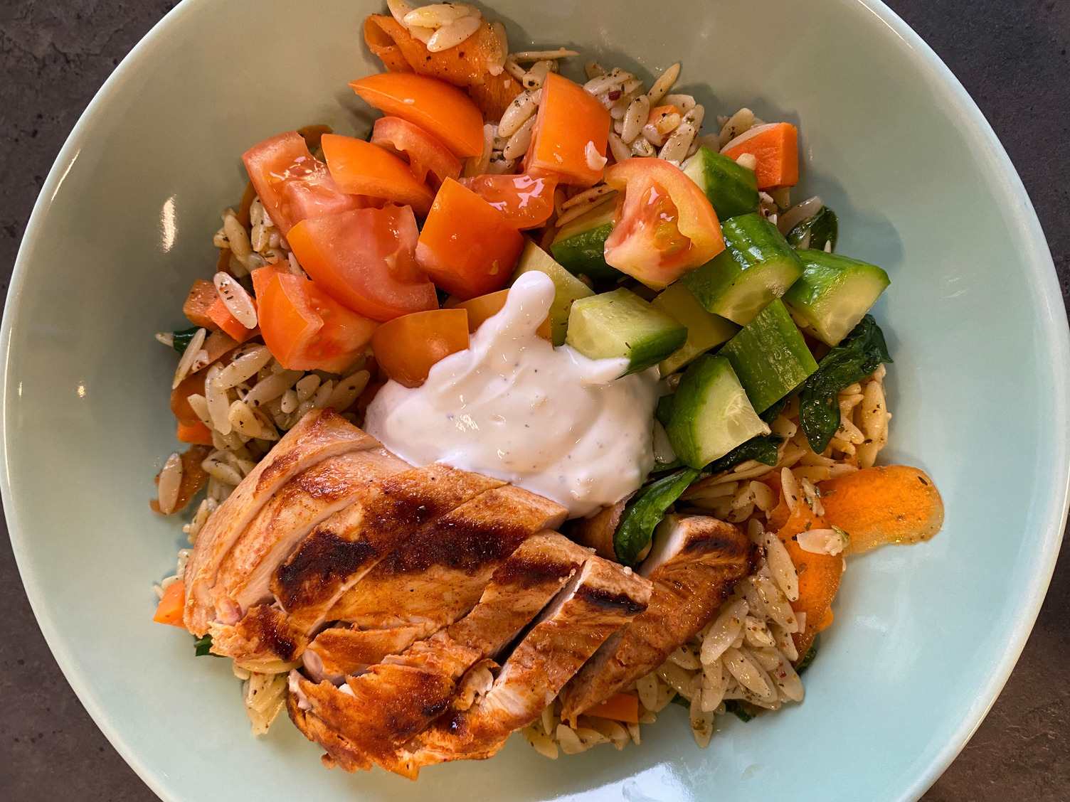 Greek style chicken salad HelloFresh