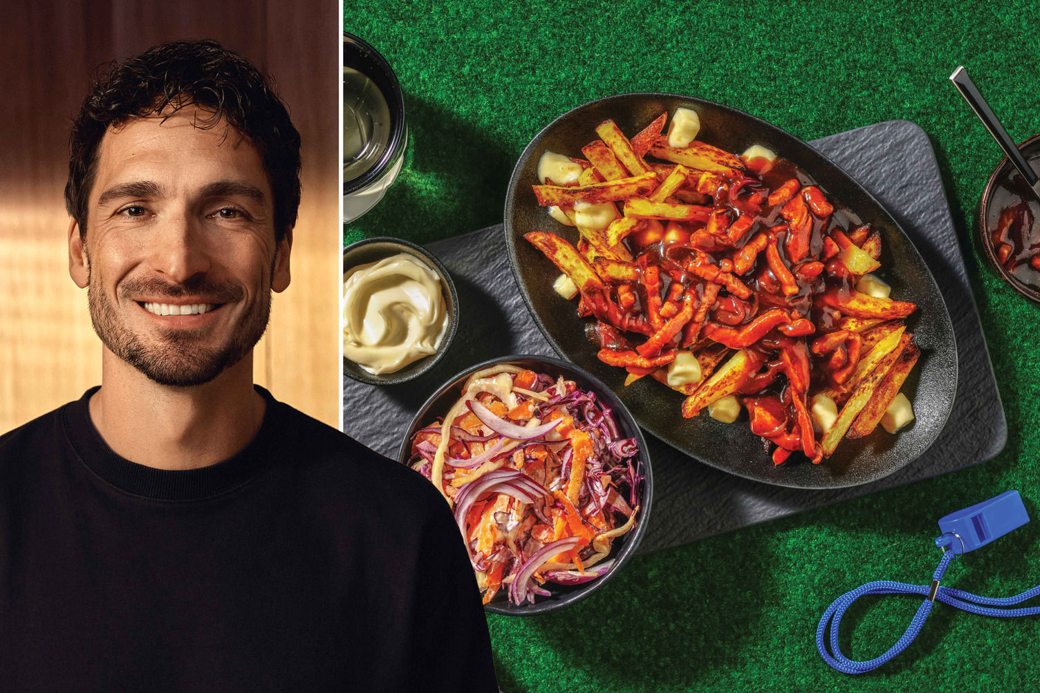 Poutine Mit Pommes Bacon-Poutine mit Pommes-Frites und Dips Rezept | HelloFresh