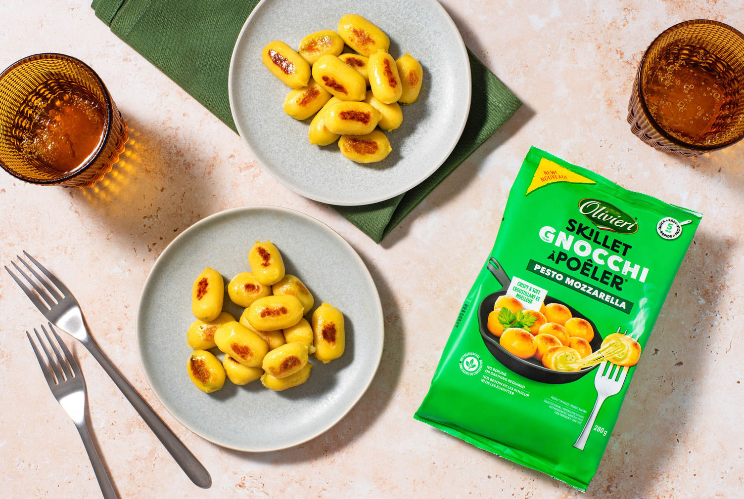 Olivieri Pesto Mozzarella Filled Skillet Gnocchi Recipe HelloFresh