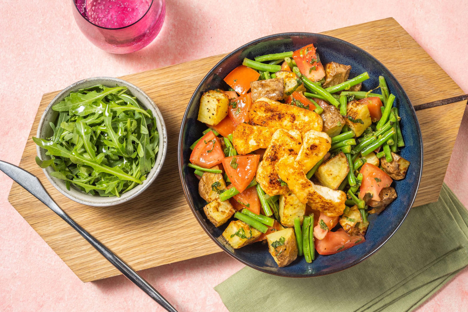 Honeyed Peri Peri Halloumi Salad Recipe HelloFresh