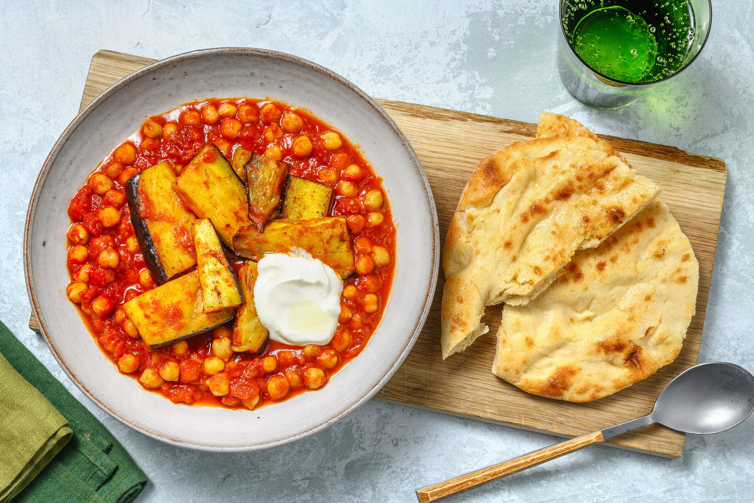 Roasted Aubergine and Chickpea Curry Recipe HelloFresh