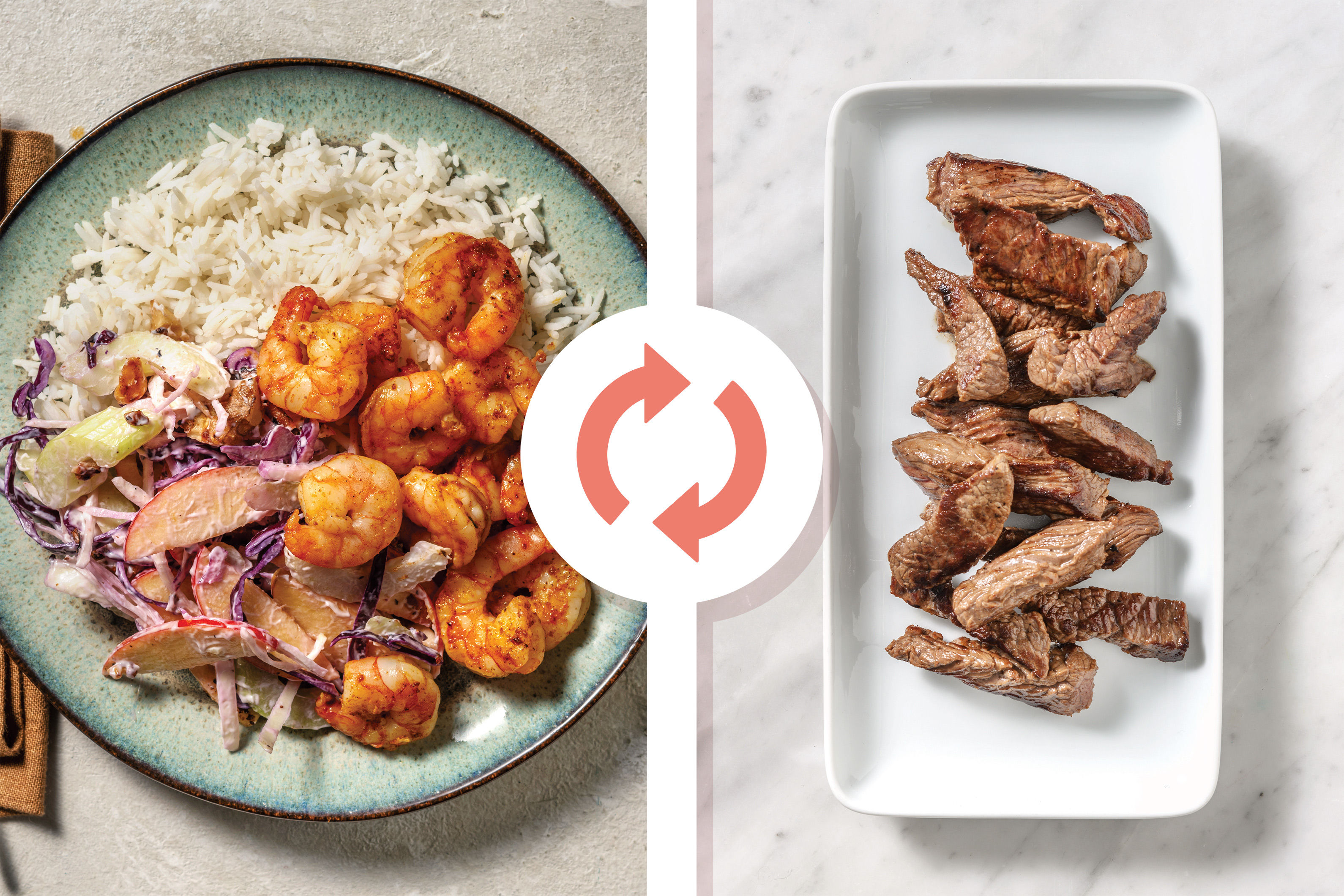 American-Spiced Beef Strips & Garlic Rice Recipe | HelloFresh