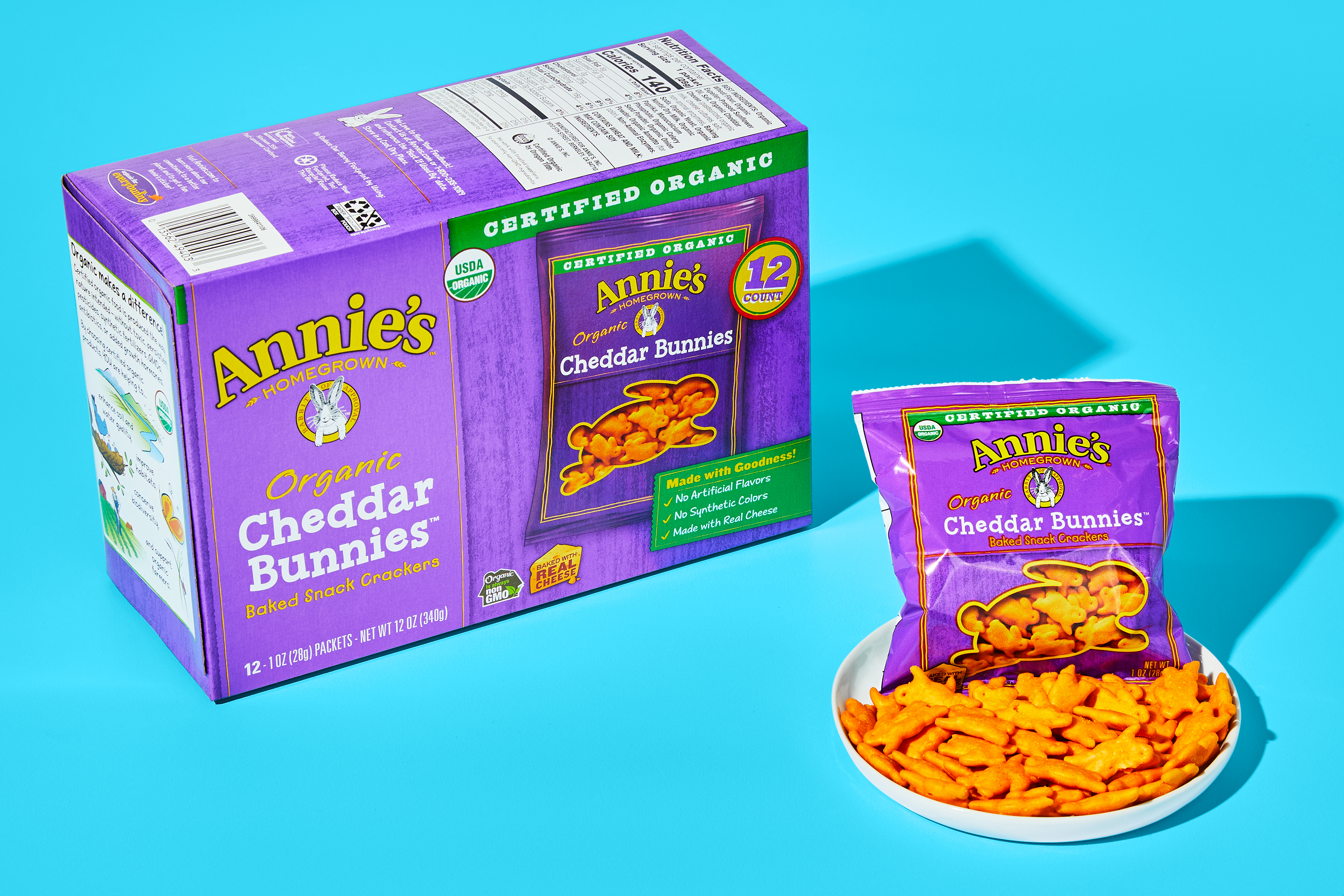 Annie's™ Organic Variety Pack Cheddar Bunnies Bunny Grahams and