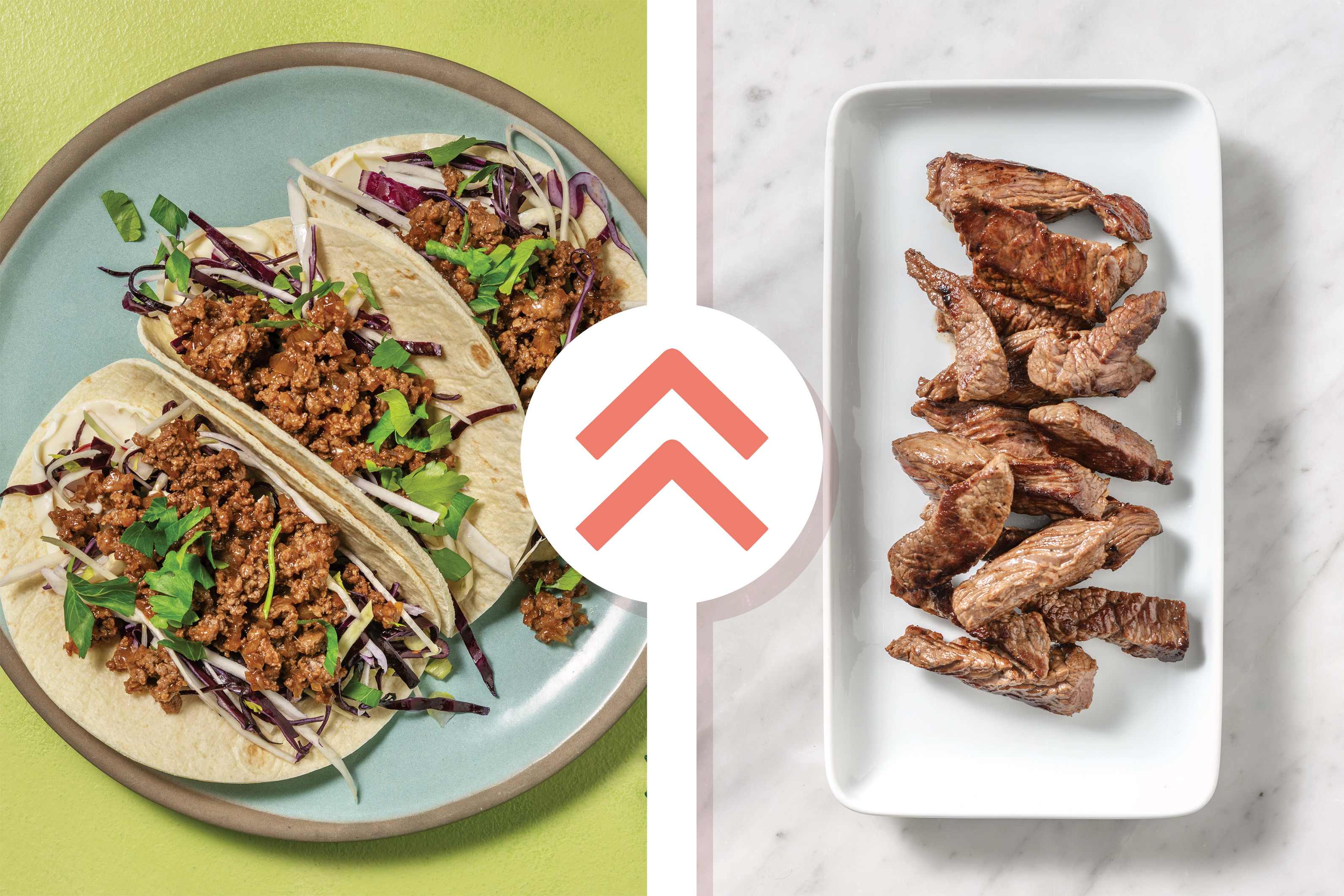 Asian Beef Strips & Radish Slaw Tacos Recipe HelloFresh