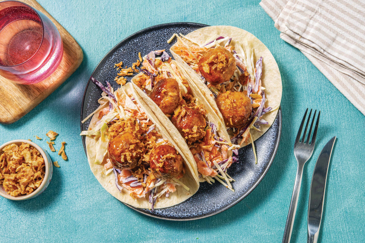 Asian Pork Meatball Tacos Recipe HelloFresh