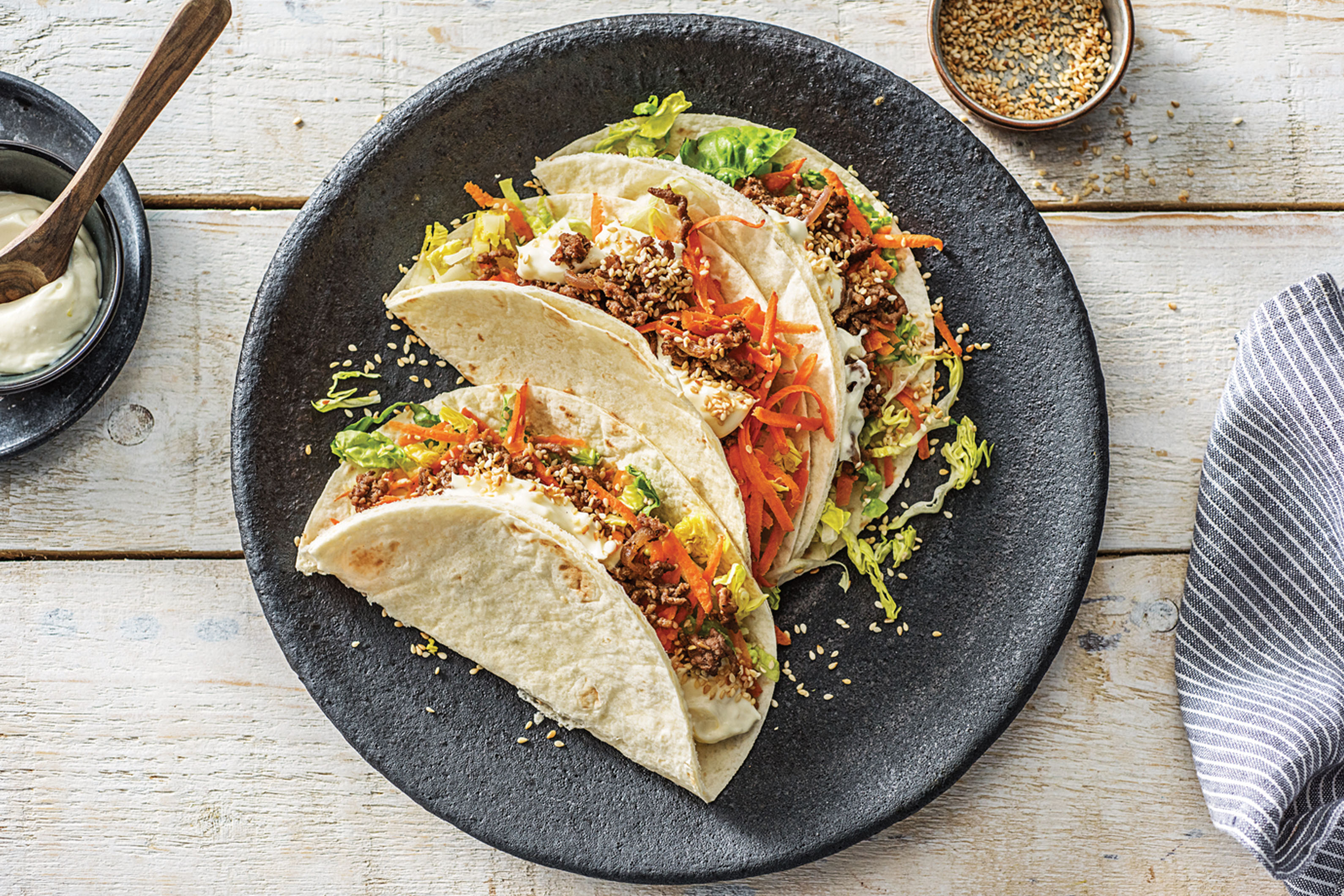 Asian Sesame Beef Tacos Recipe HelloFresh