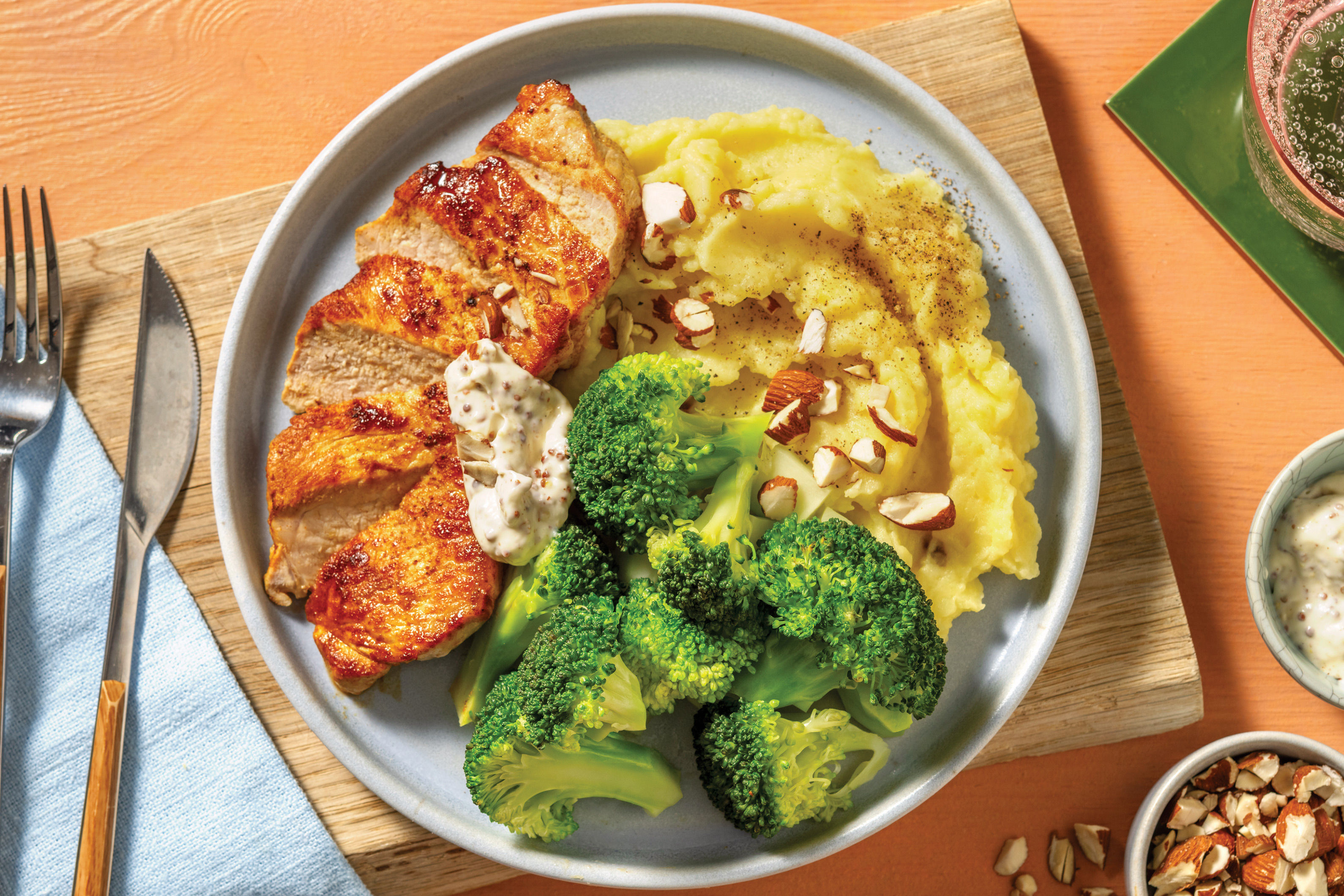 Quick Spiced Pork & Mustard Mayo Recipe HelloFresh