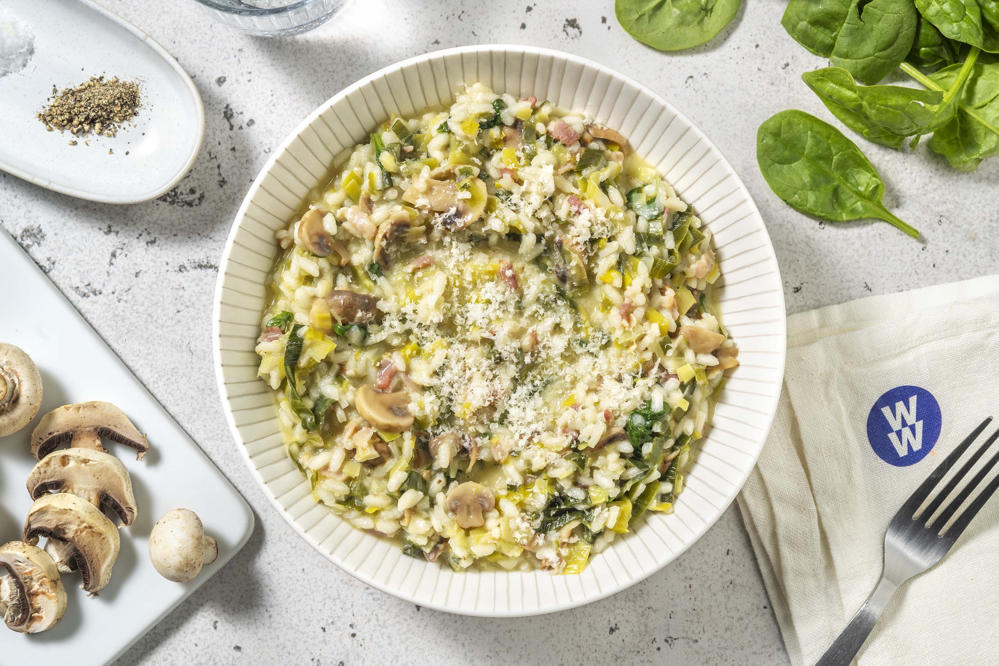 Bacon and Mushroom Risotto Recipe HelloFresh