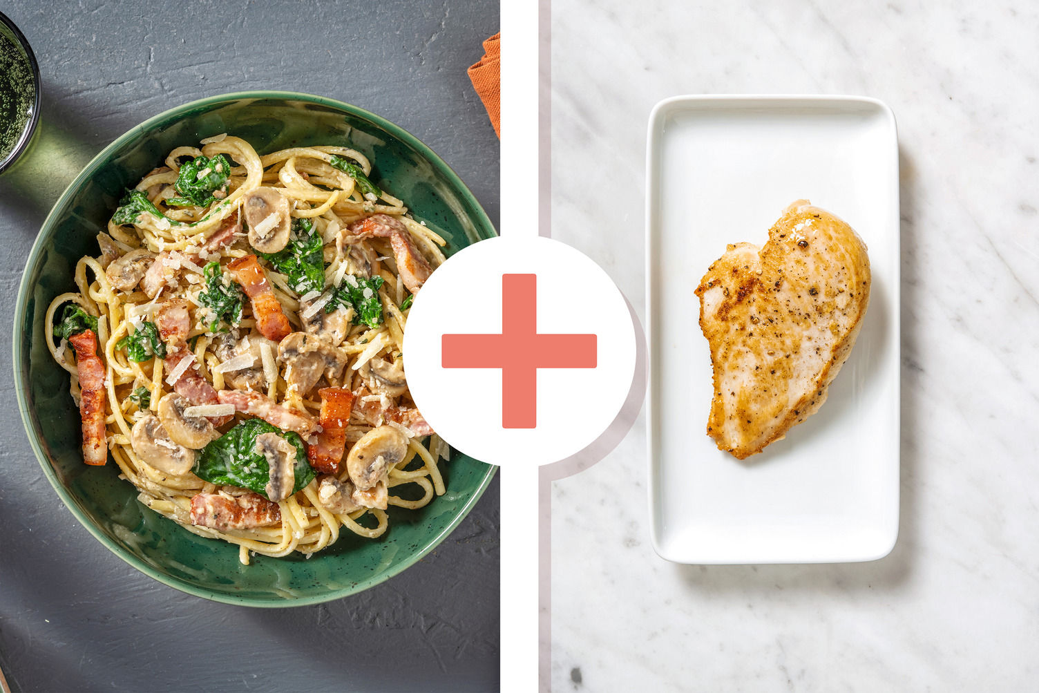 Bacon, Chicken and Mushroom Linguine Recipe HelloFresh