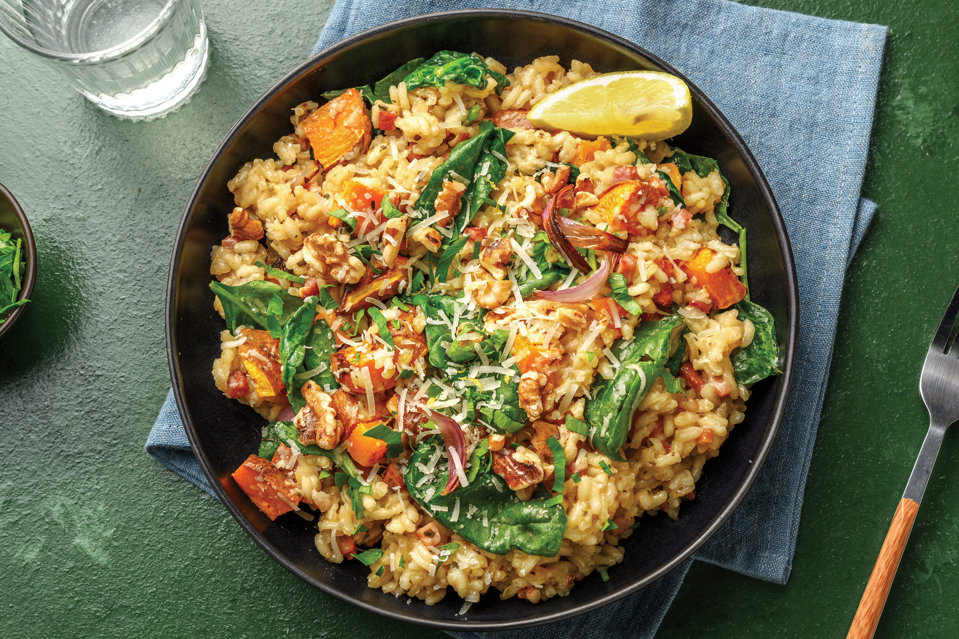 Bacon & Roast Pumpkin Risotto Recipe HelloFresh
