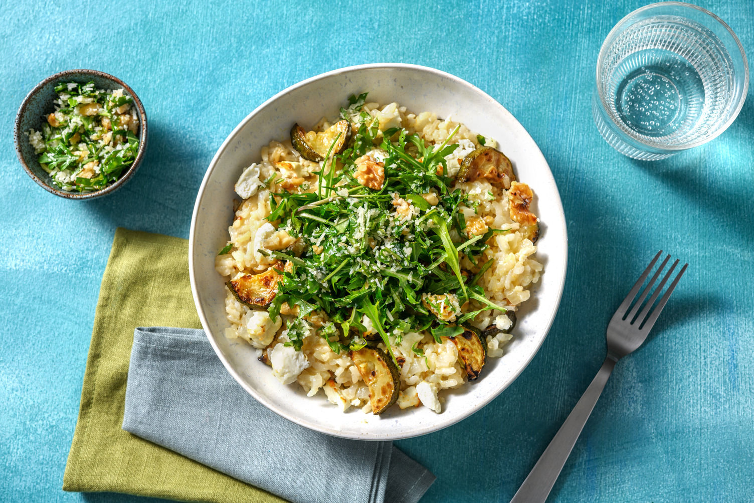 Baked Courgette & Goat's Cheese Risotto Recipe HelloFresh