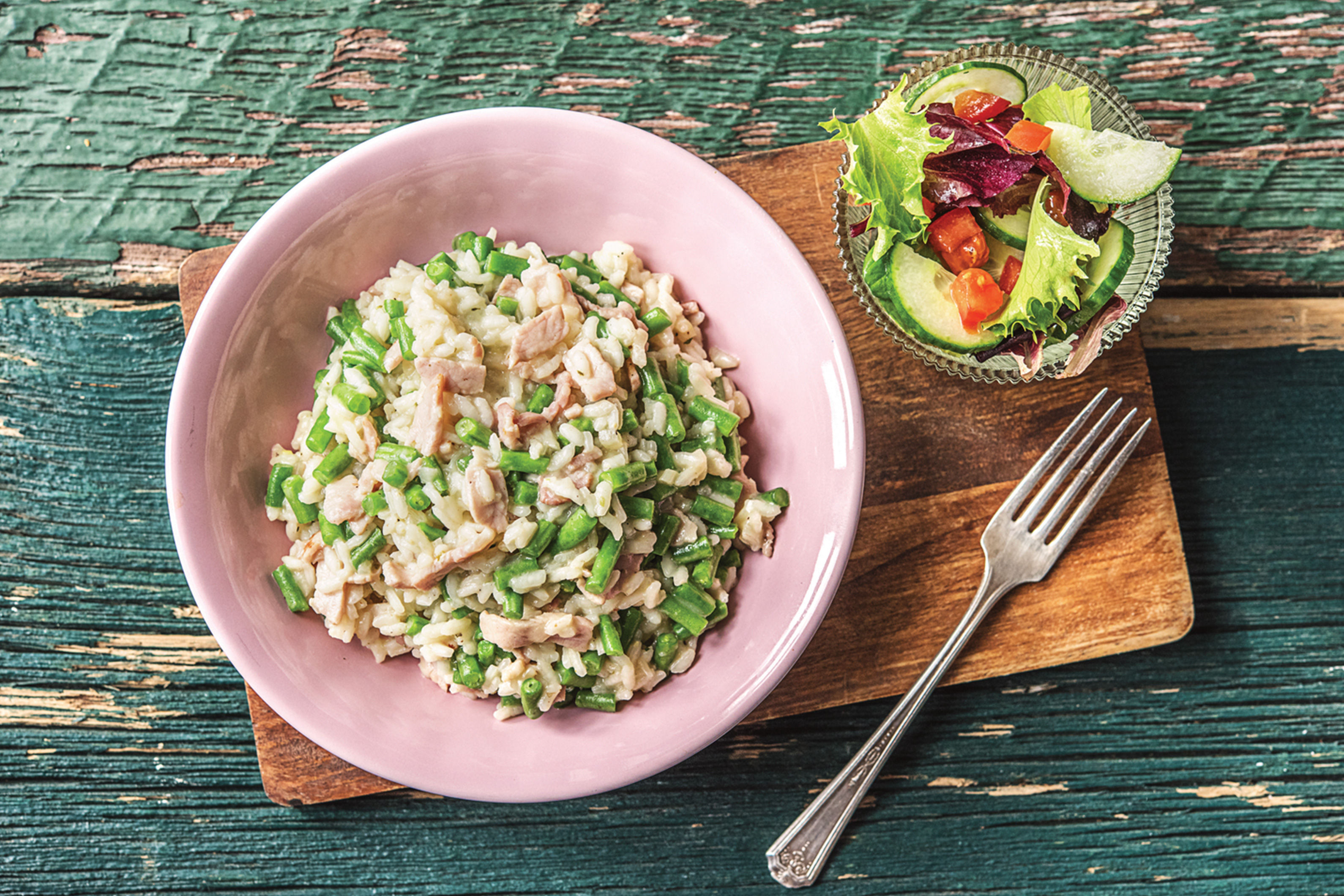 Easy Baked Bacon & Green Bean Risotto Recipe HelloFresh