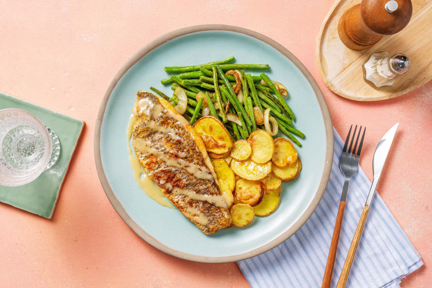 Barramundi in Brown ButterLemon Sauce Recipe HelloFresh
