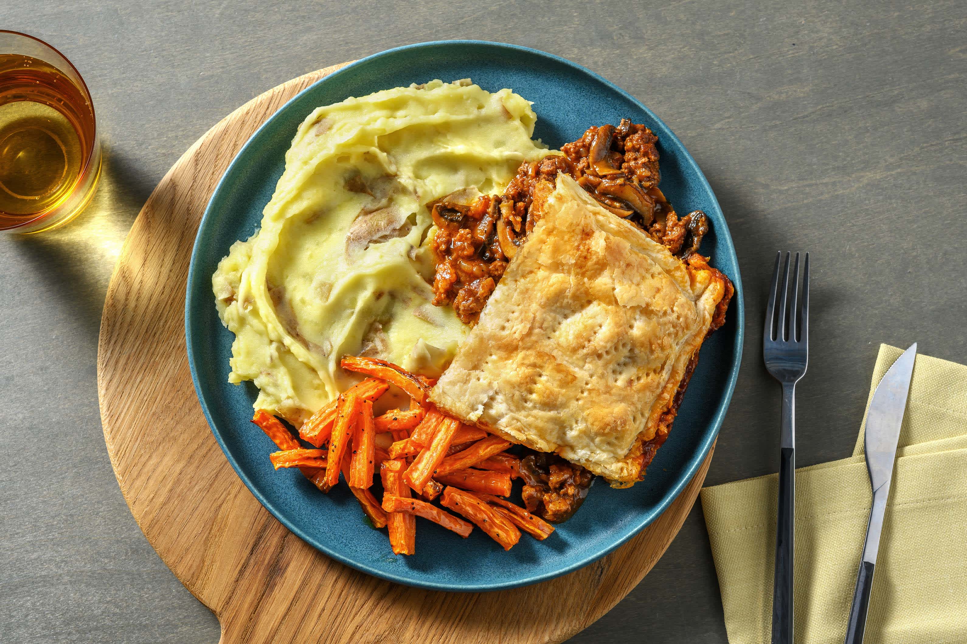 Beef and Mushroom Pie Recipe HelloFresh