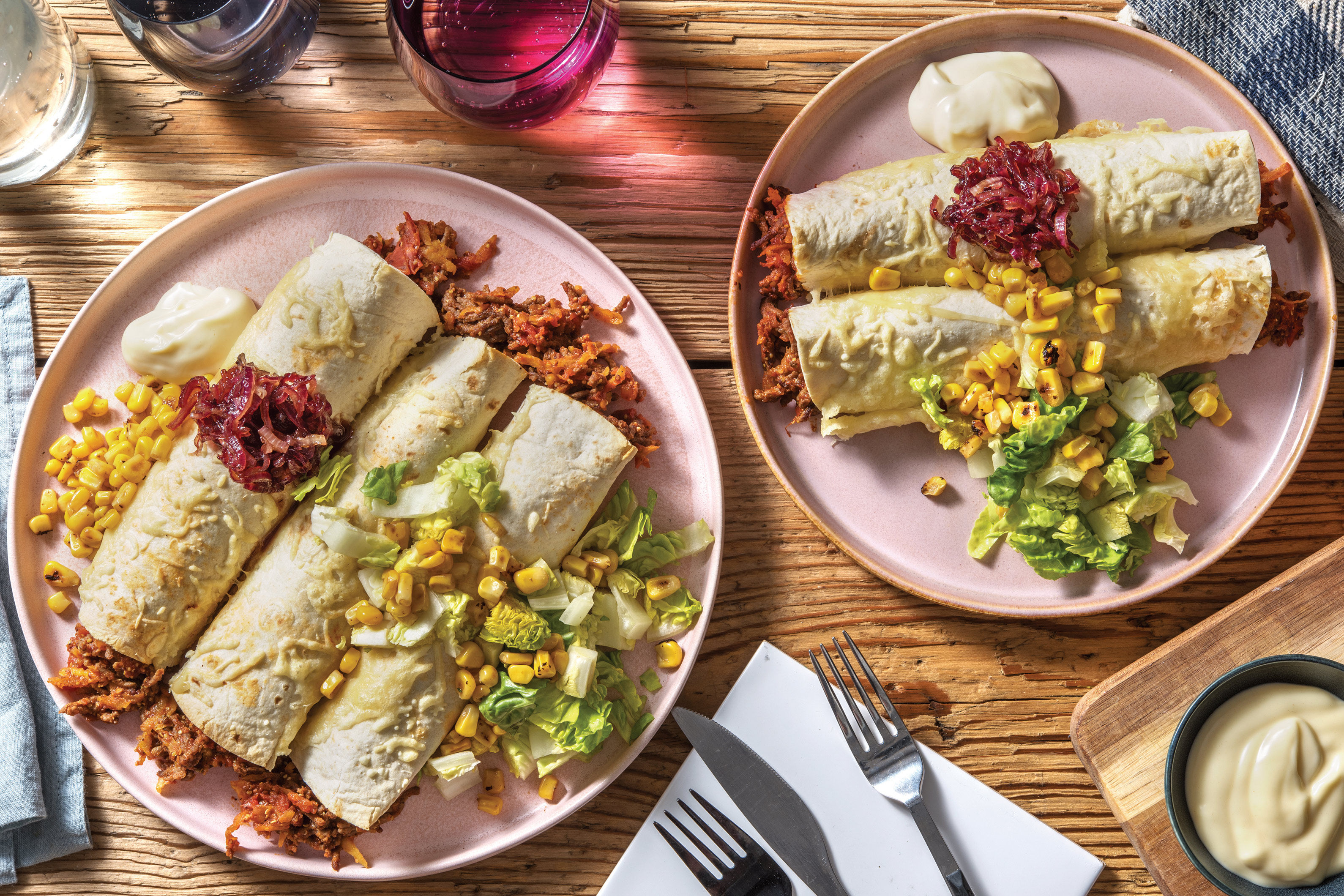 Beef Cheeseburger Enchiladas Recipe HelloFresh