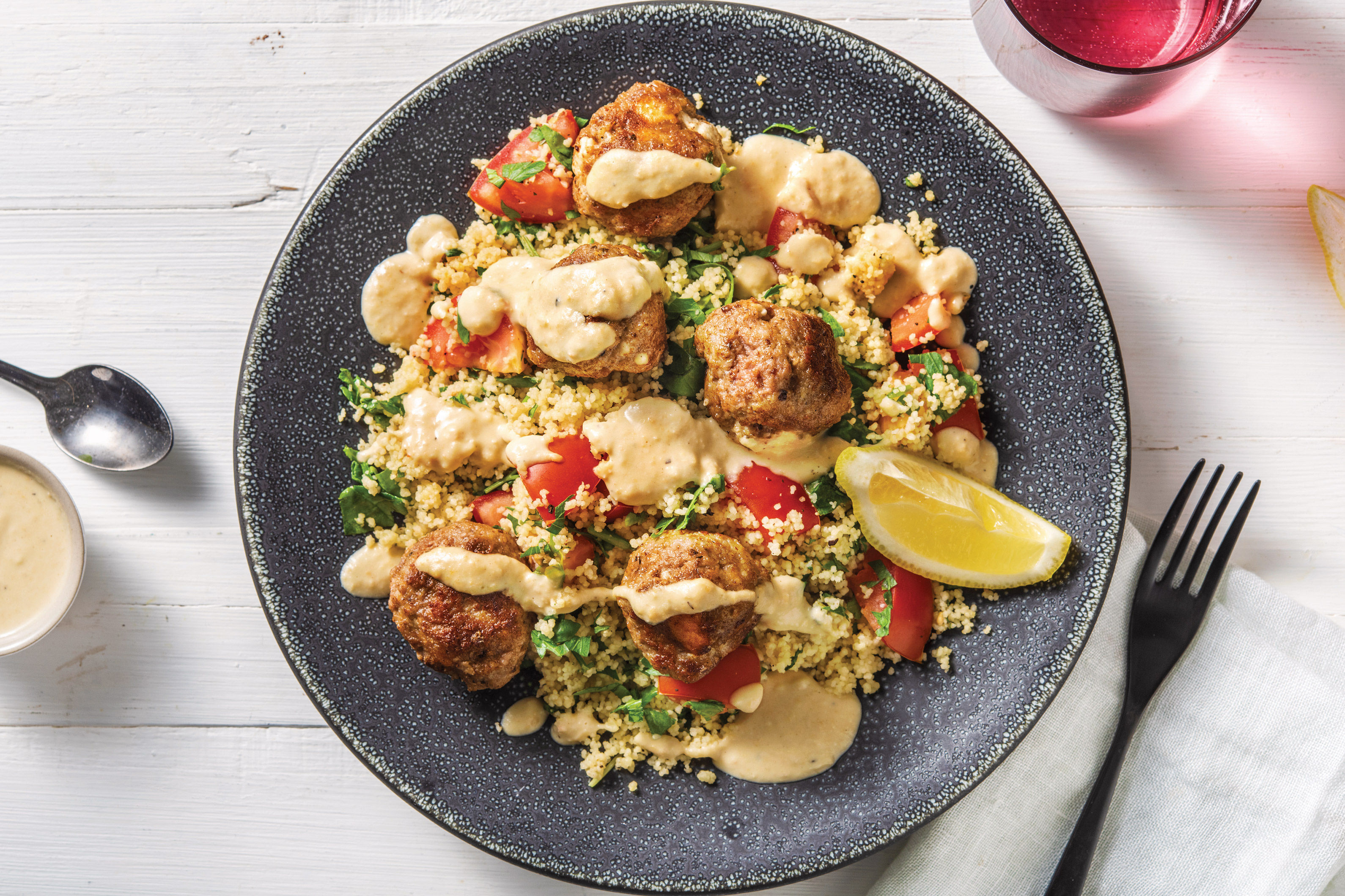 Lebanese Beef & Fetta Meatballs Recipe HelloFresh