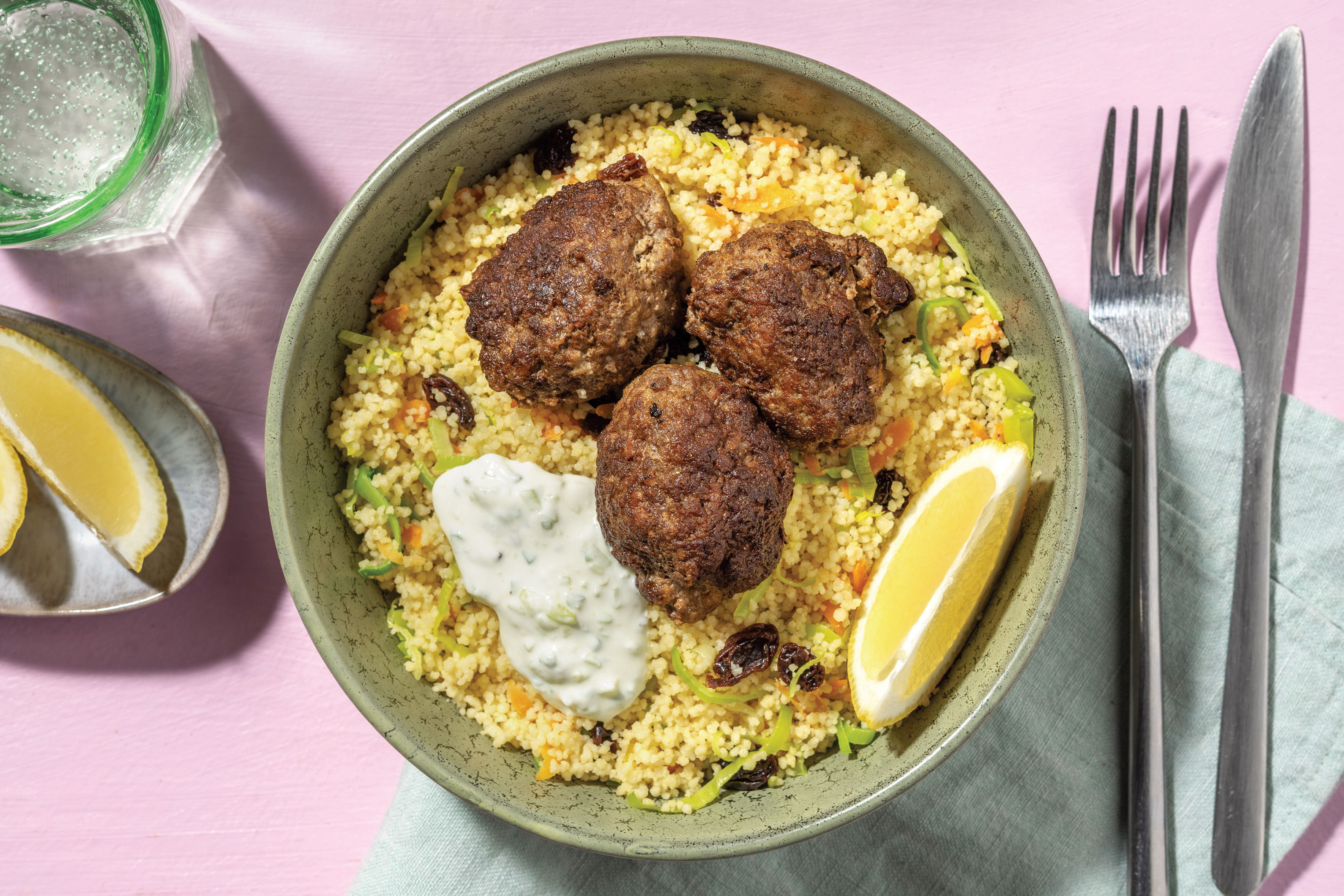 Beef Koftas & Veggie Couscous Recipe HelloFresh