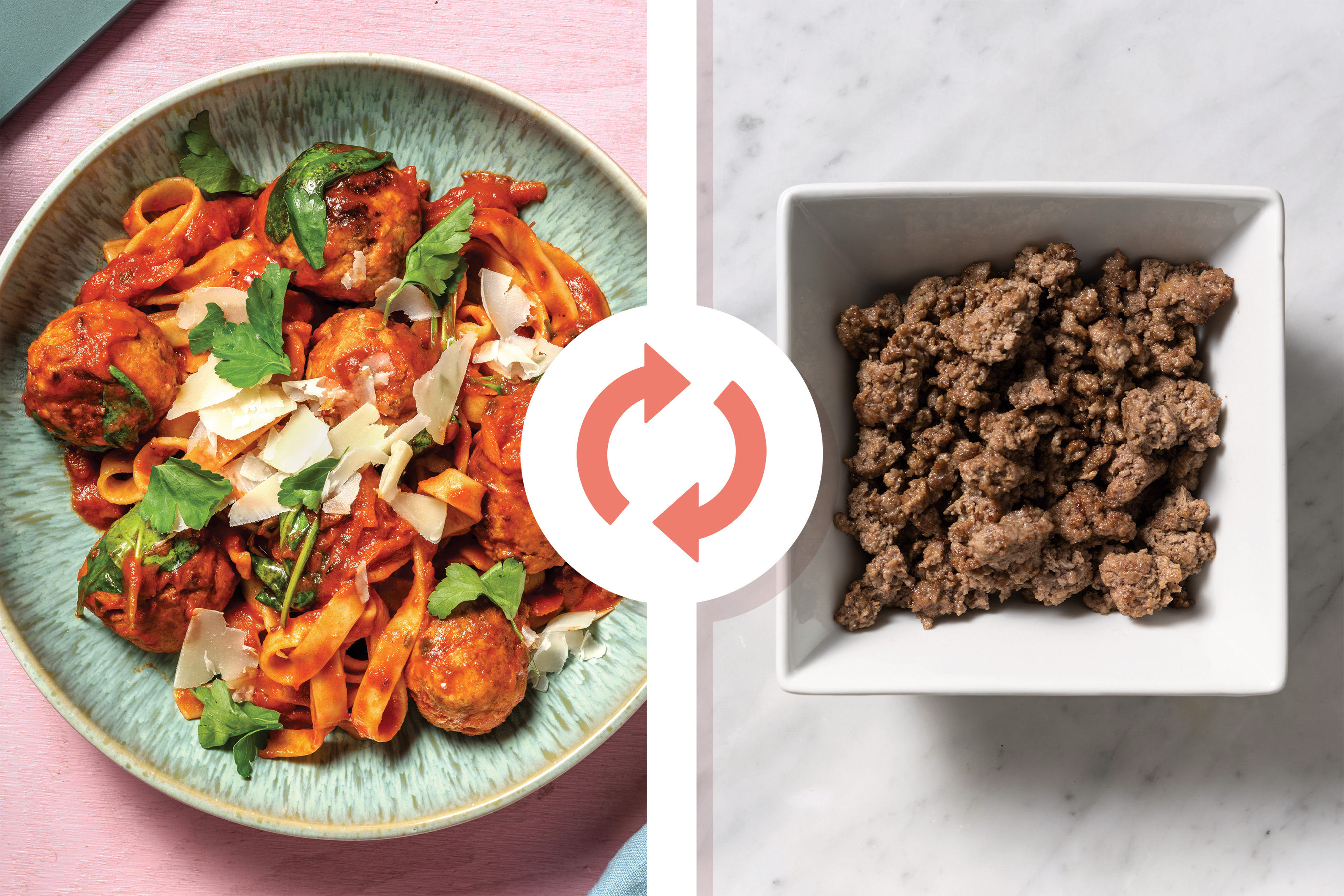 Beef & Red Pesto Meatballs Recipe HelloFresh