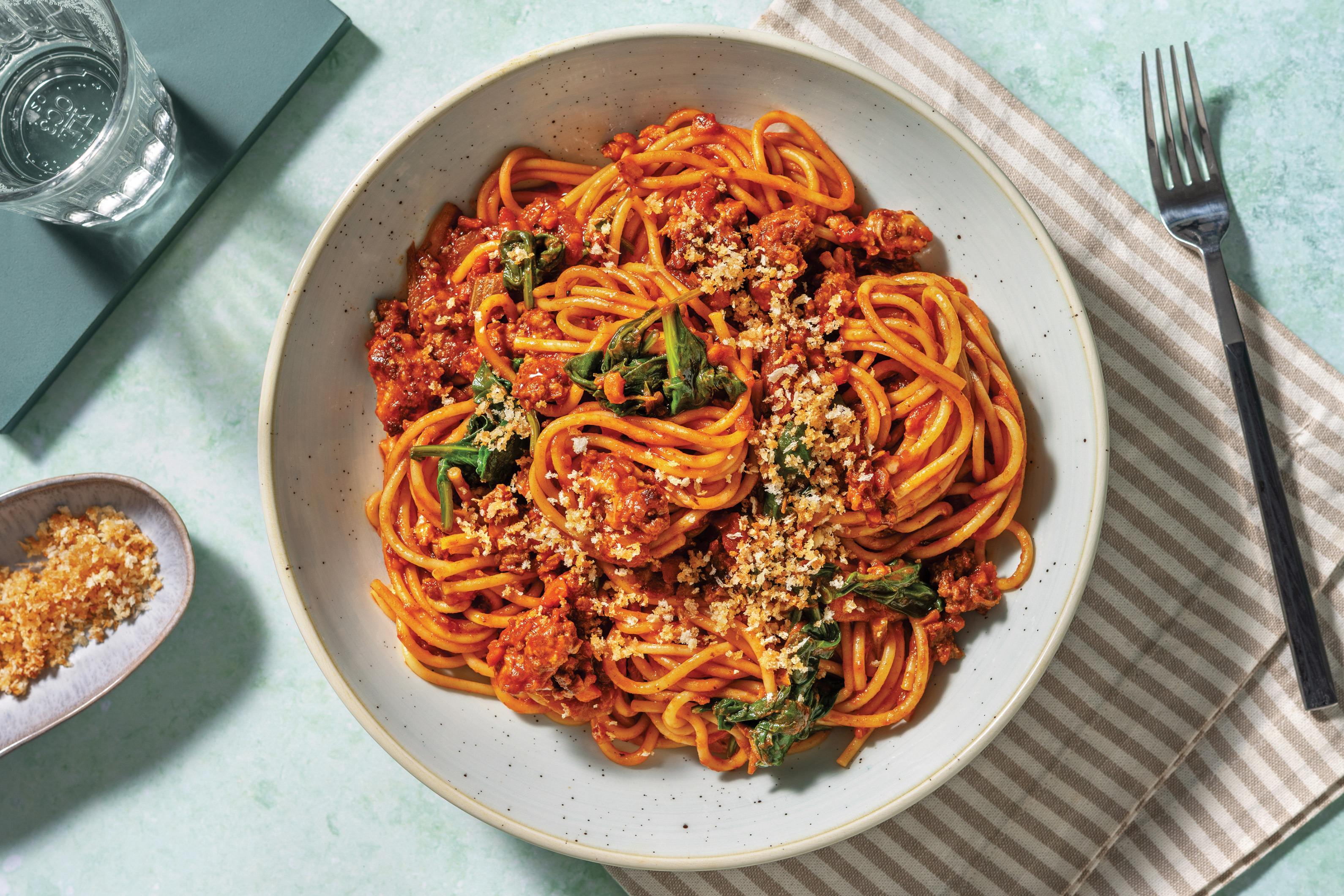 Beef & Veggie Ragu Spaghetti Recipe HelloFresh