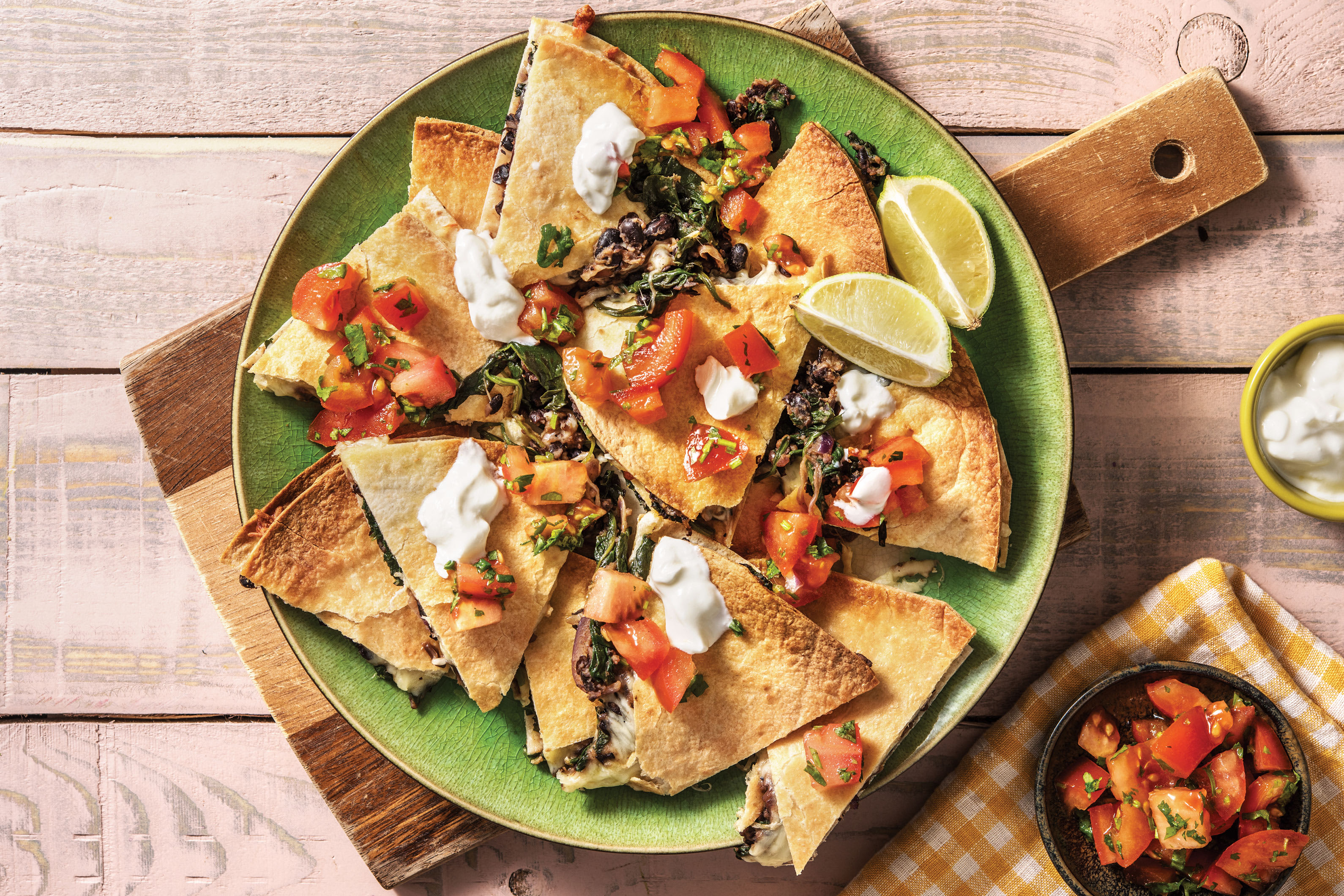 Black Bean & Cheese Quesadillas Recipe HelloFresh