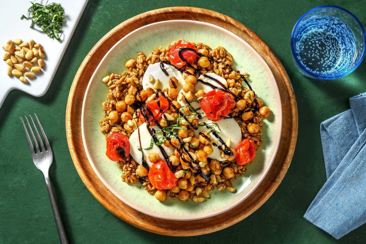 Fresh Mozzarella and Farro Bowl Recipe HelloFresh