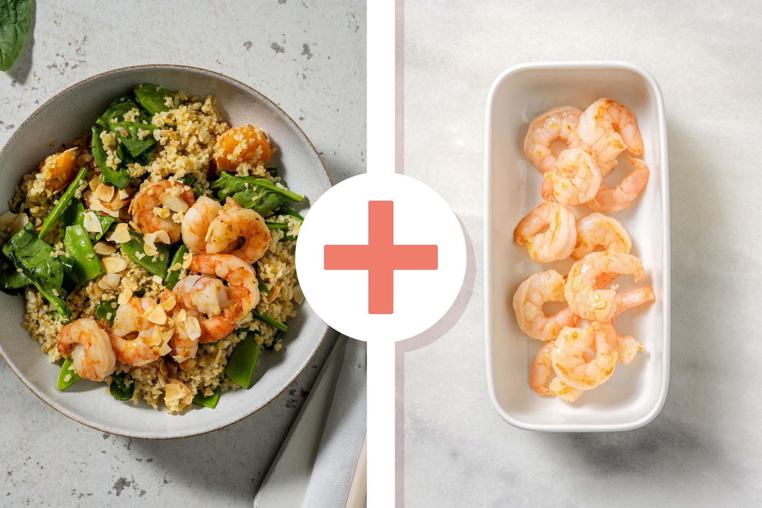 Smart Ginger-Glazed Double Shrimp and Bulgur Bowls Recipe | HelloFresh