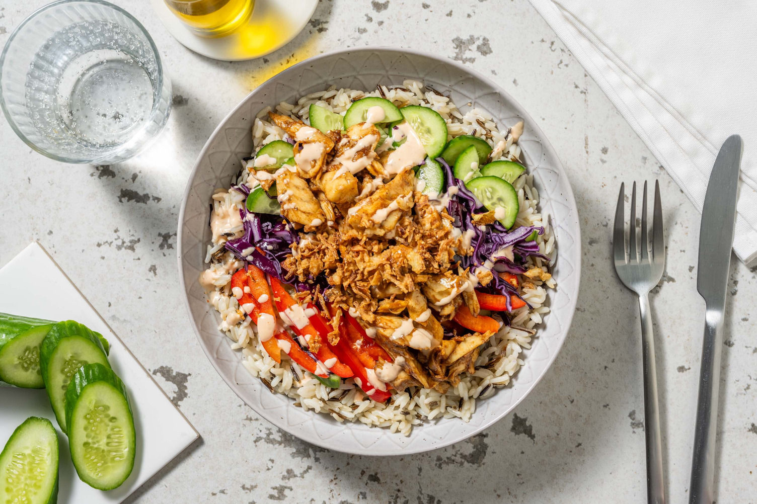 Cal Smart 'Poke' Tilapia Crunch Bowls Recipe HelloFresh