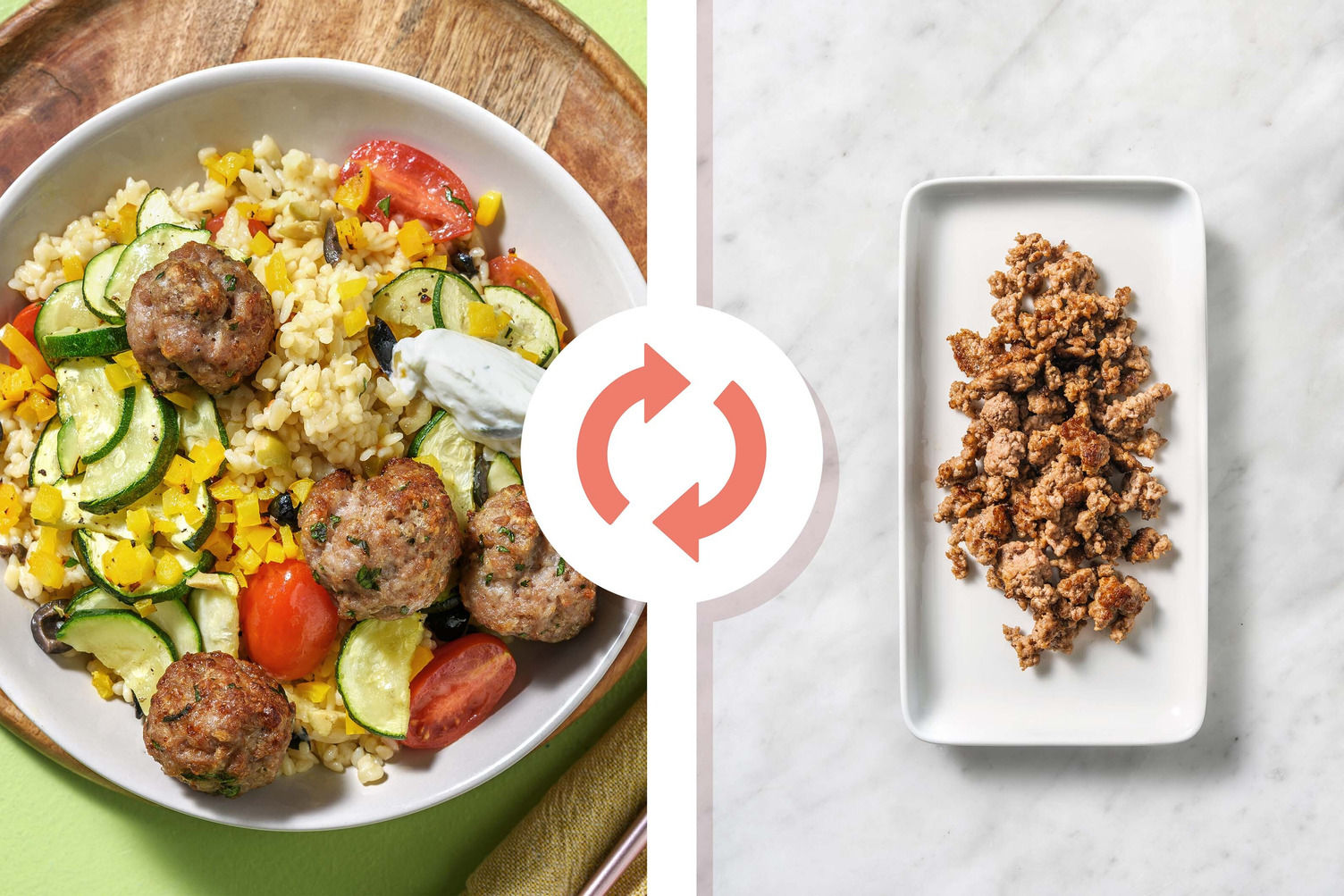 GreekStyle LemonPepper Turkey Meatballs Recipe HelloFresh