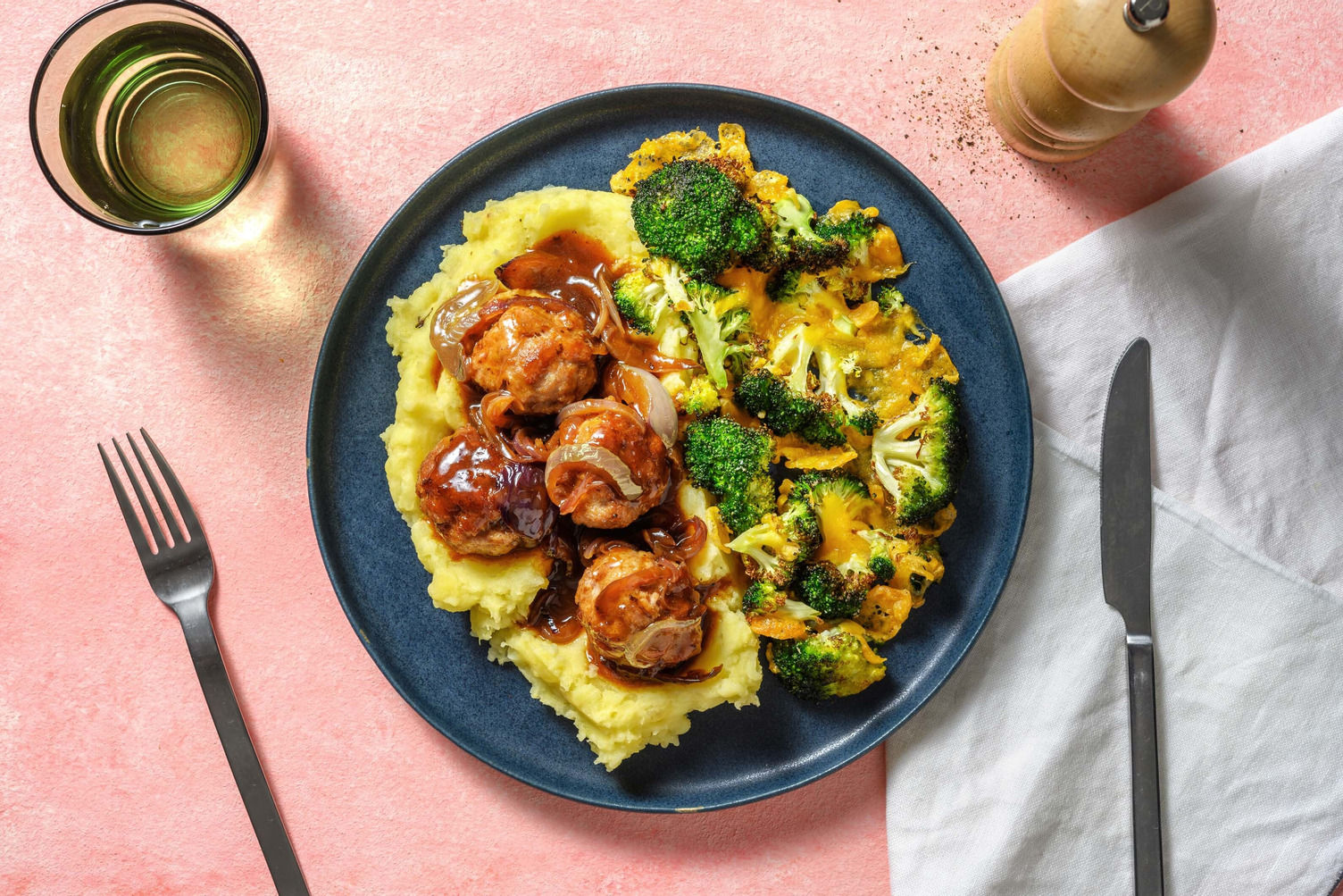 Meatballs in Caramelized Onion Gravy Recipe HelloFresh