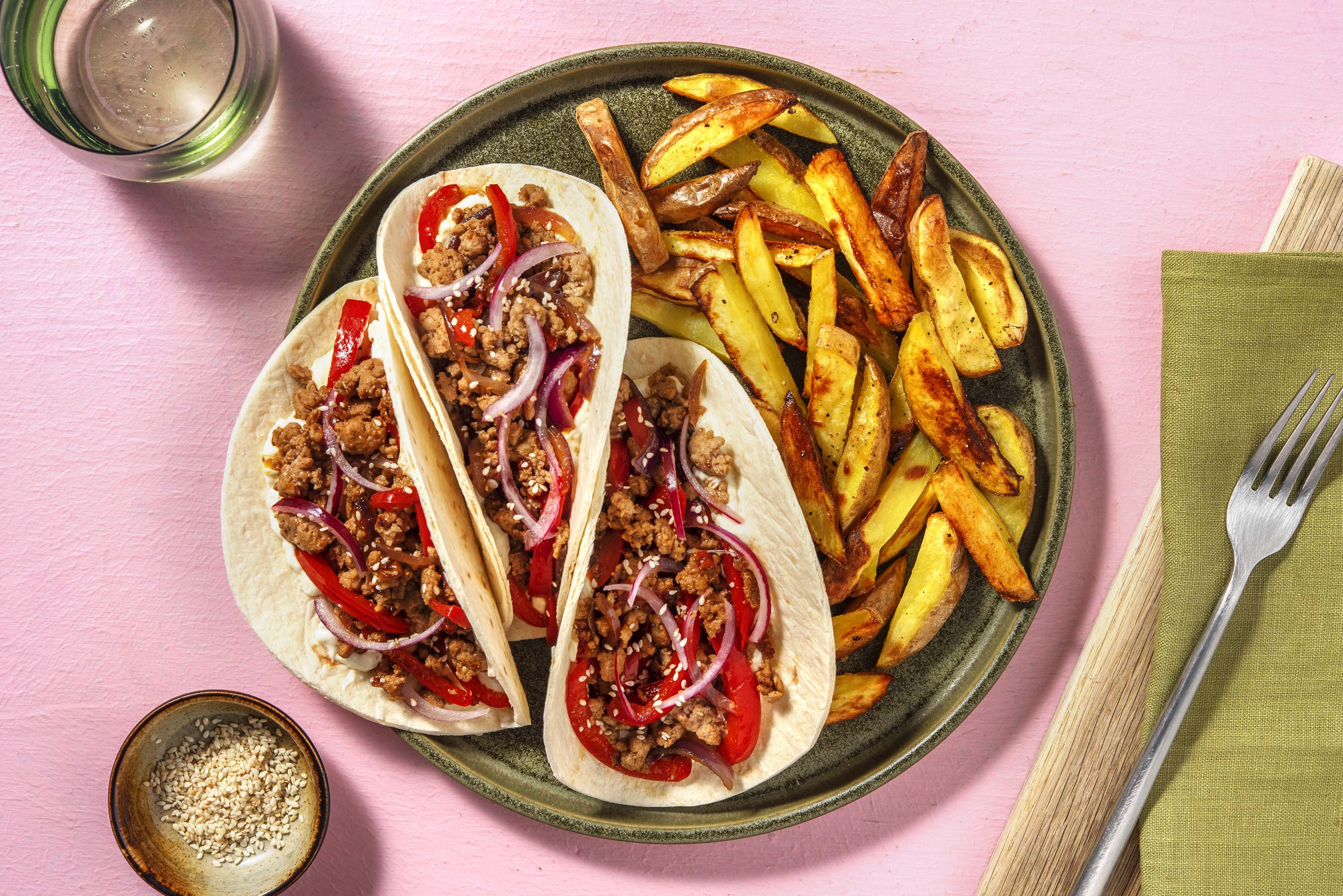 Bulgogi Pork and Pepper Tacos Recipe HelloFresh
