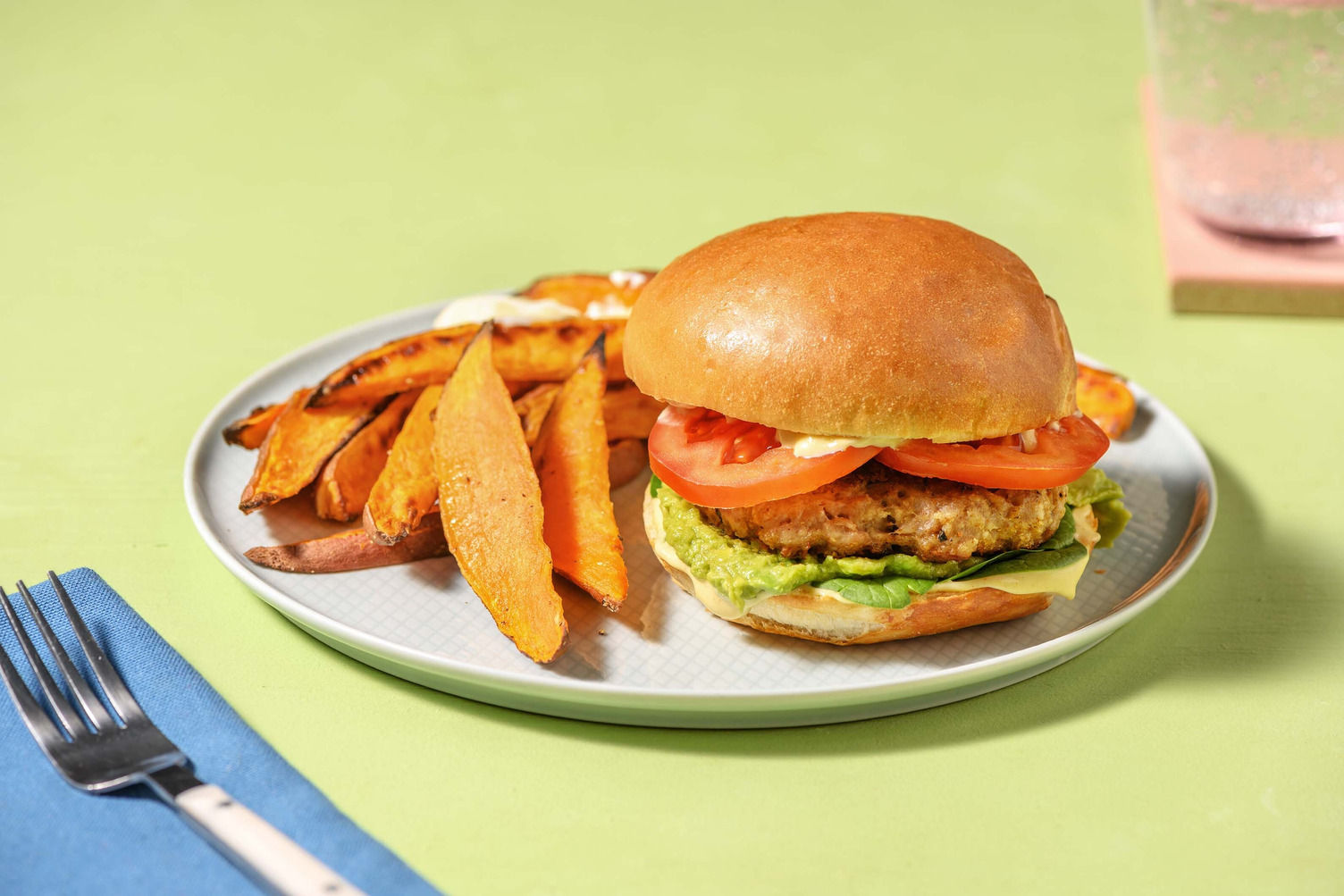 CaliforniaStyle Turkey Burgers Recipe HelloFresh