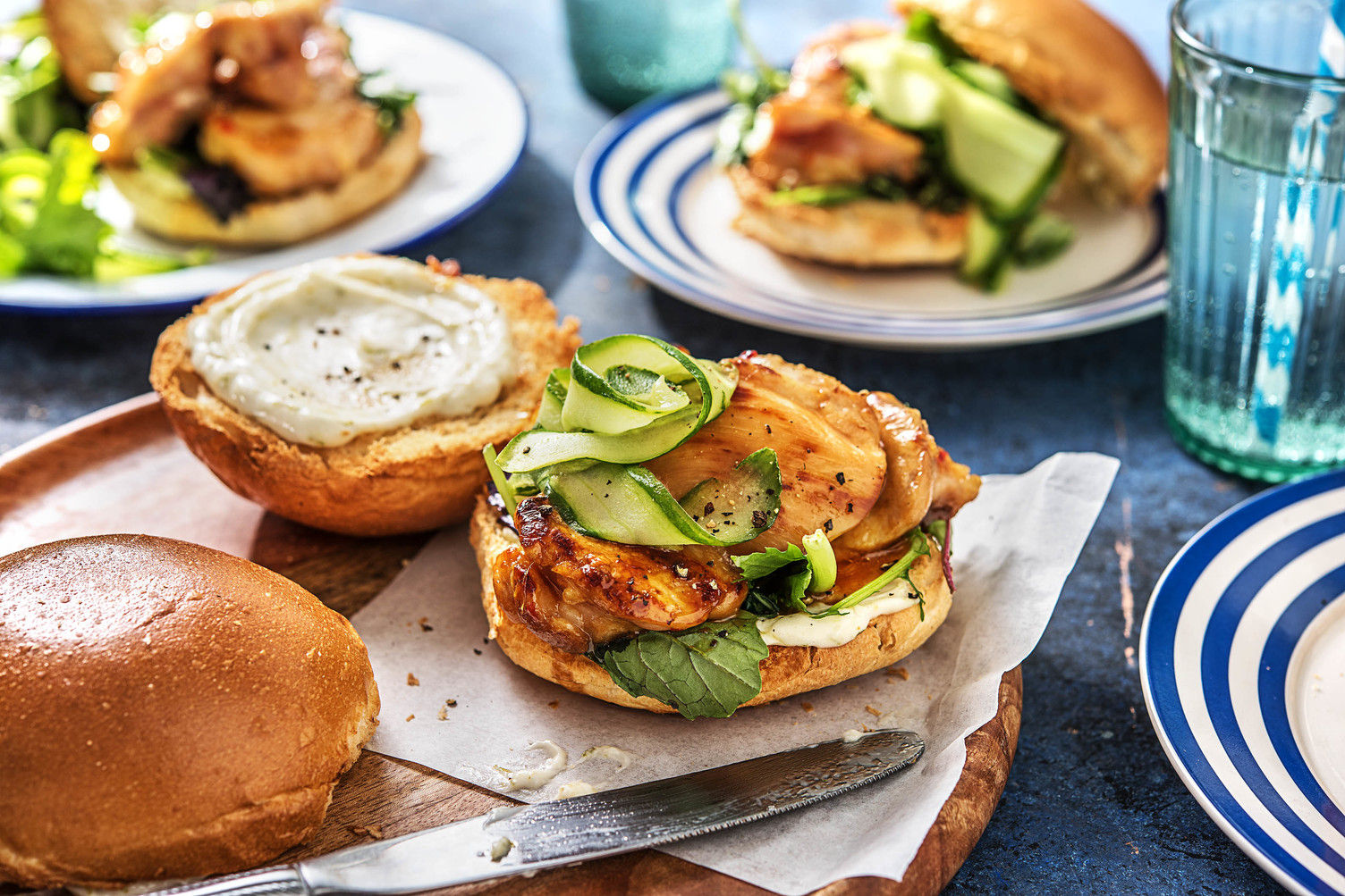Sweet Chilli Chicken Burgers Recipe HelloFresh
