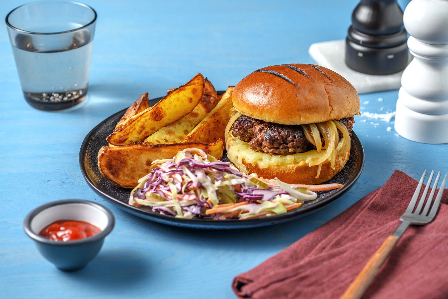 Grilled Beef and Pork Patty Melts Recipe HelloFresh