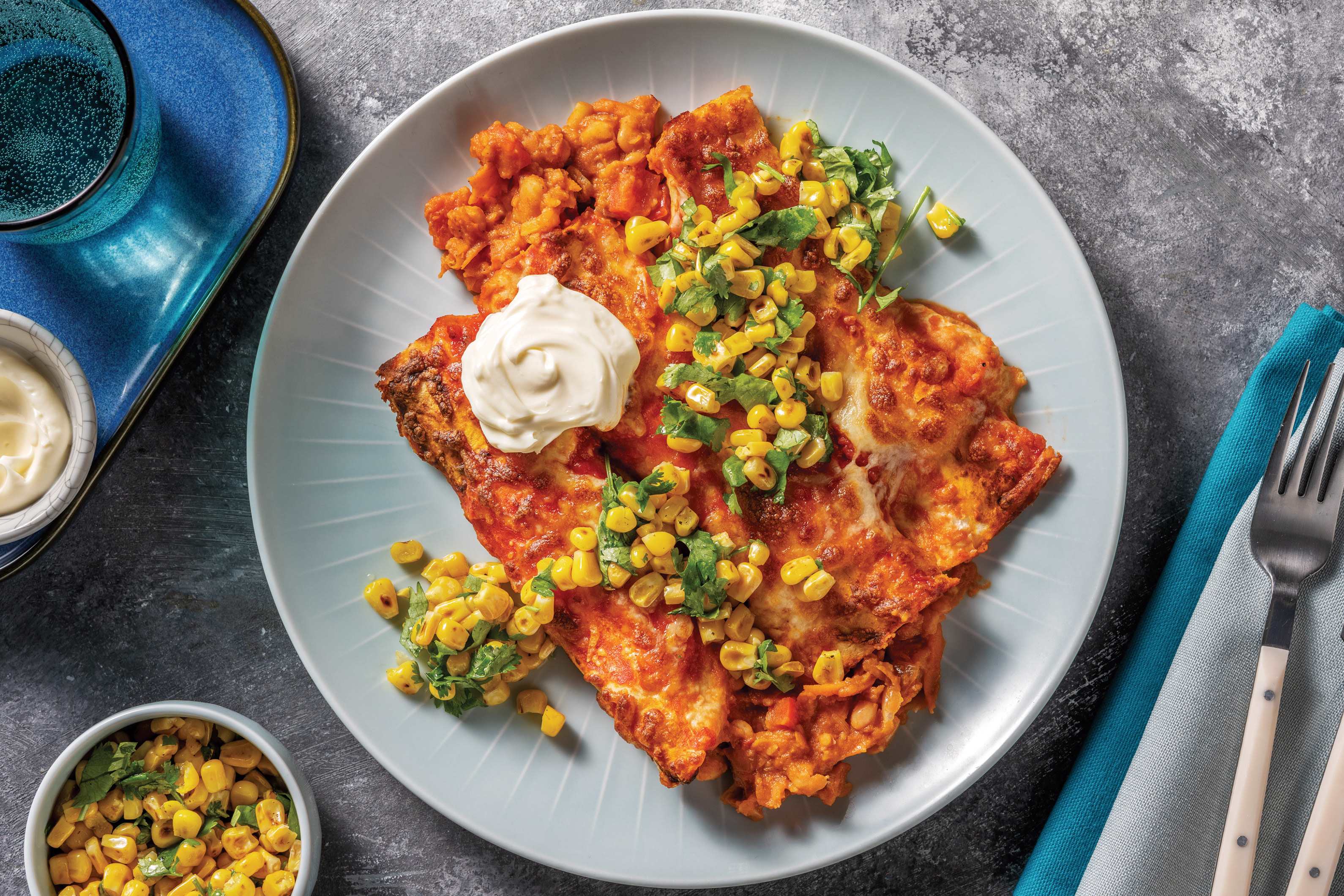 Butter Bean & Veggie Enchiladas Recipe HelloFresh