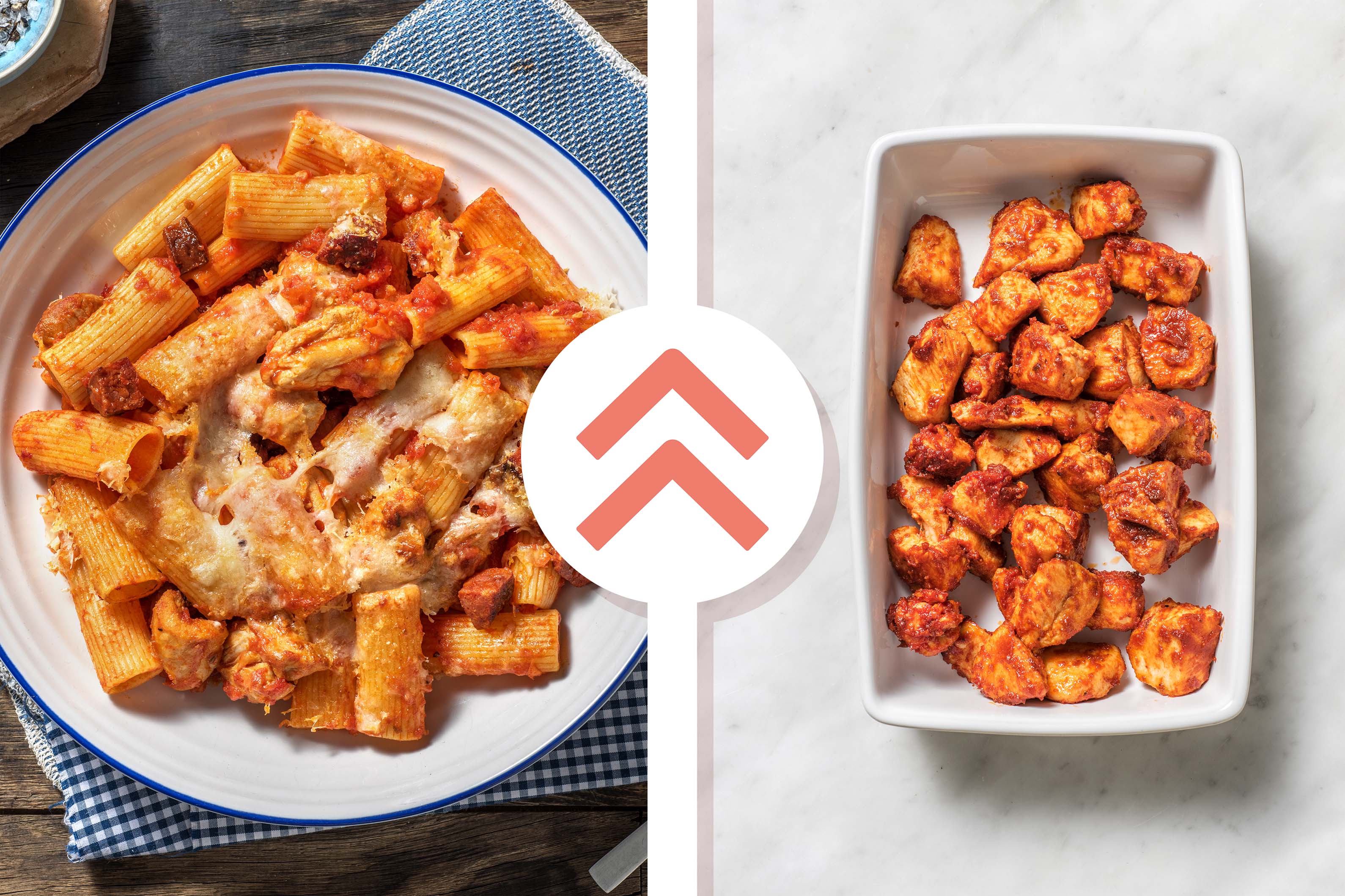 Cajun Chicken Breast, Chorizo and Tomato Pasta Recipe HelloFresh