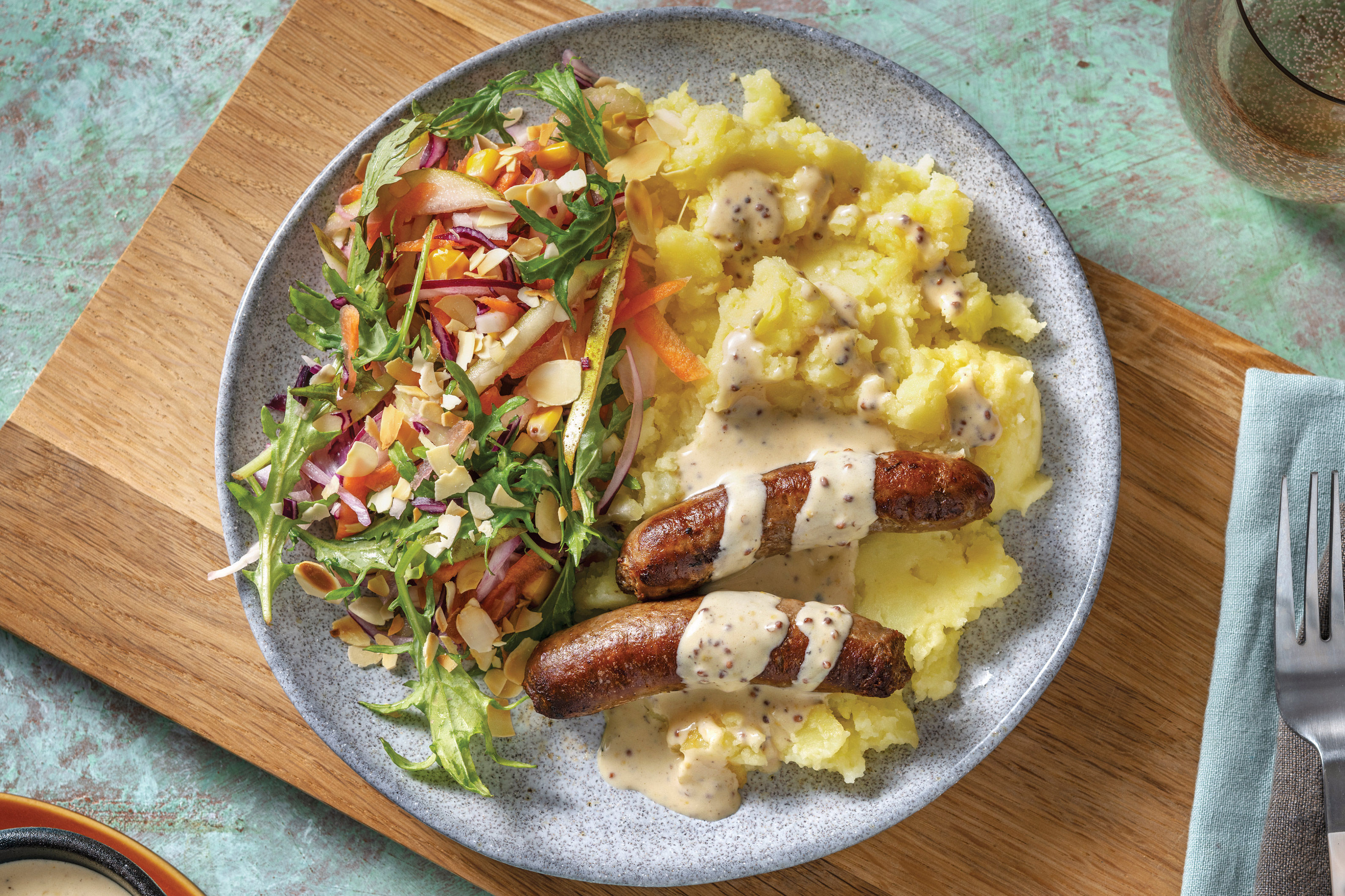 Caramelised Onion Beef Sausages Recipe HelloFresh