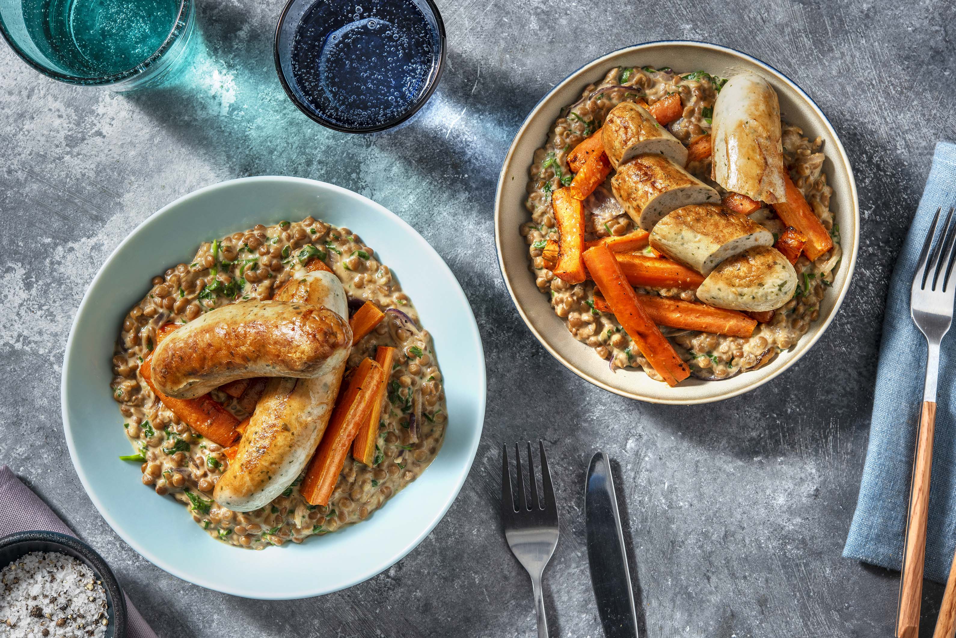 Caramelised Onion Sausages Recipe HelloFresh