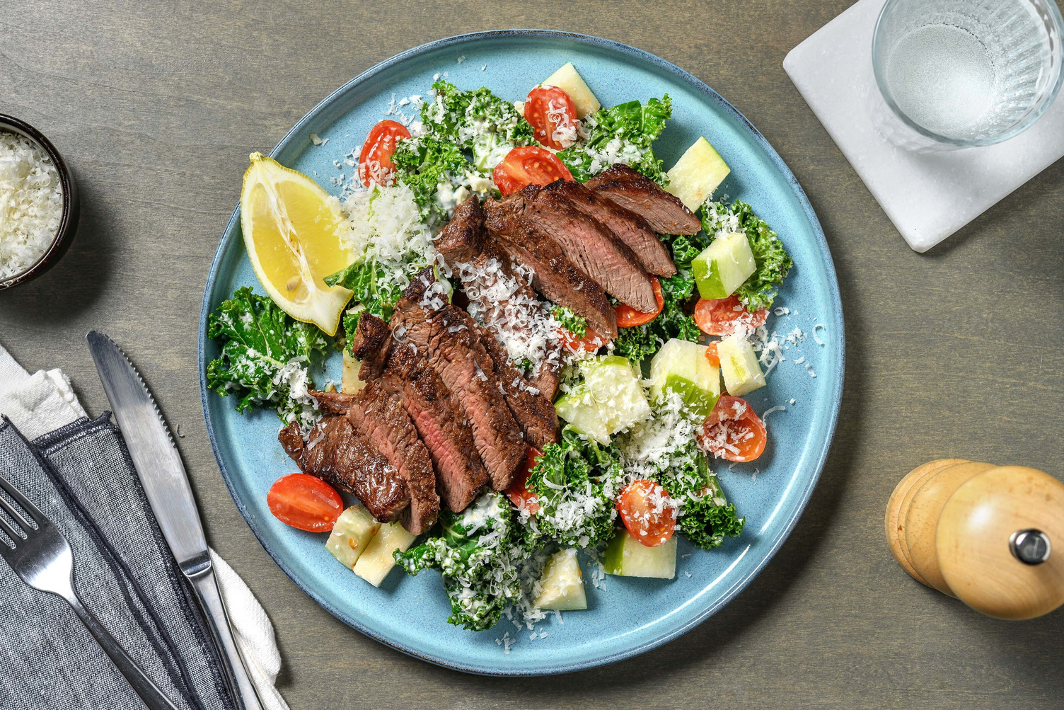 Smart Steak Caesar Salad Recipe Hellofresh 3740