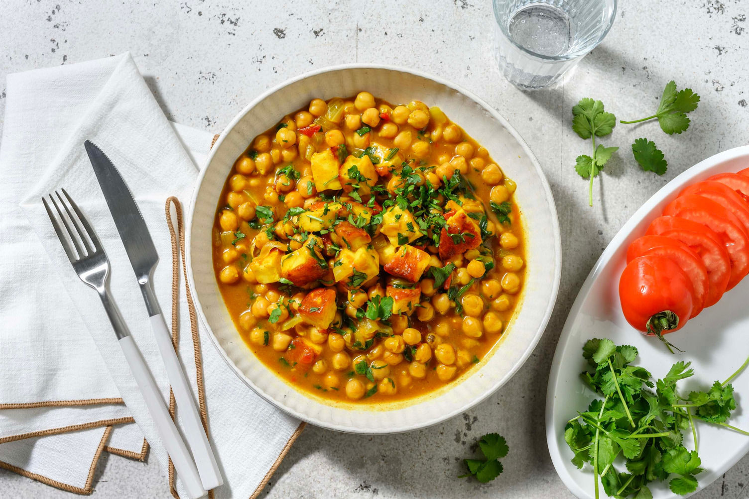 Smart Tofu and Chickpea Curry Recipe HelloFresh