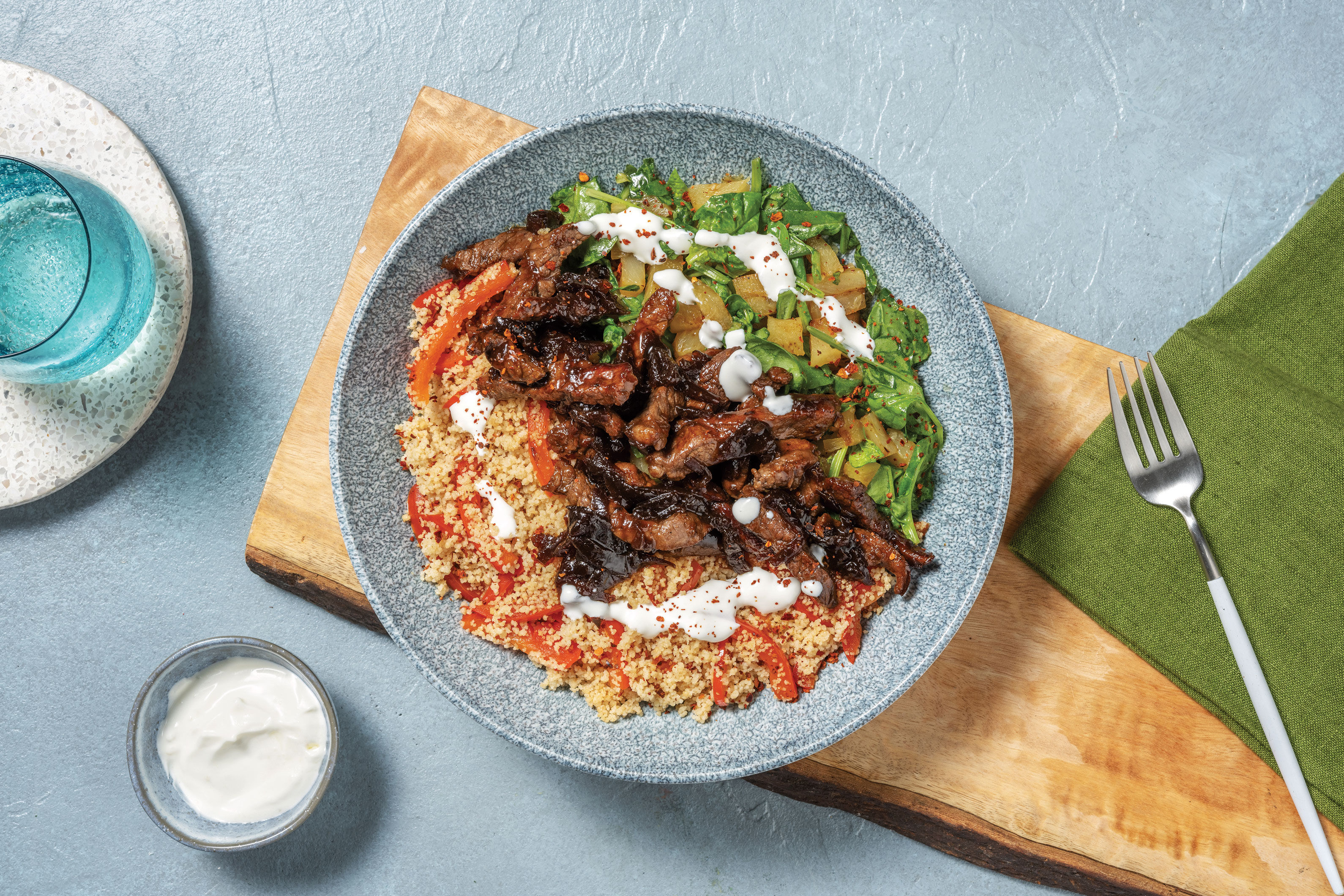 Caribbean Beef & Wholemeal Couscous Bowl Recipe HelloFresh