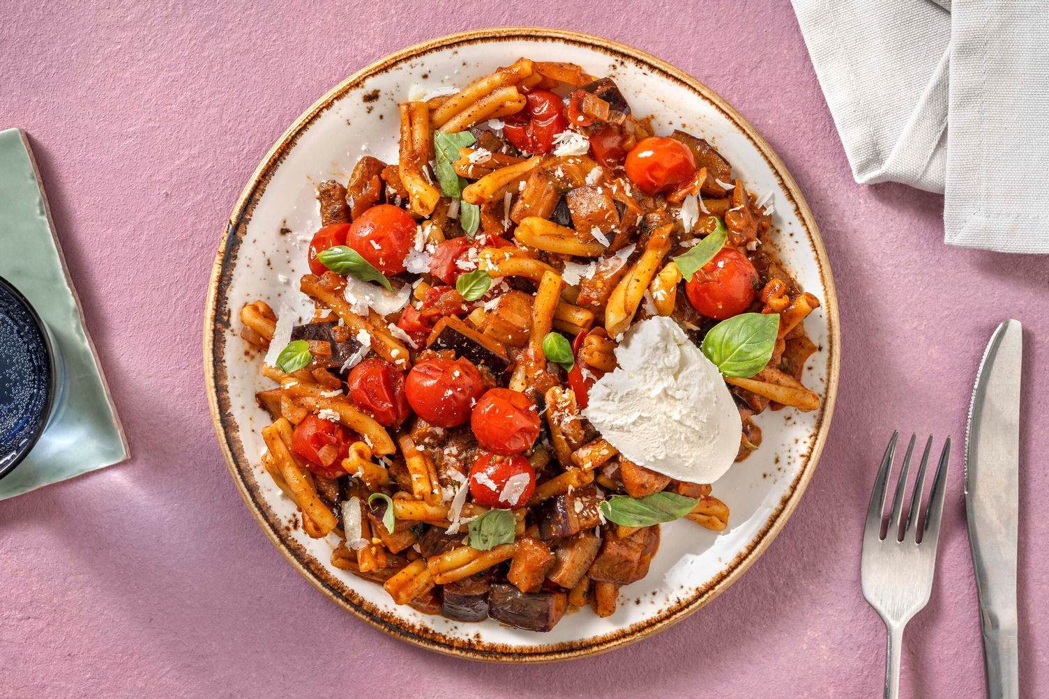 Casarecce alla norma Recept HelloFresh