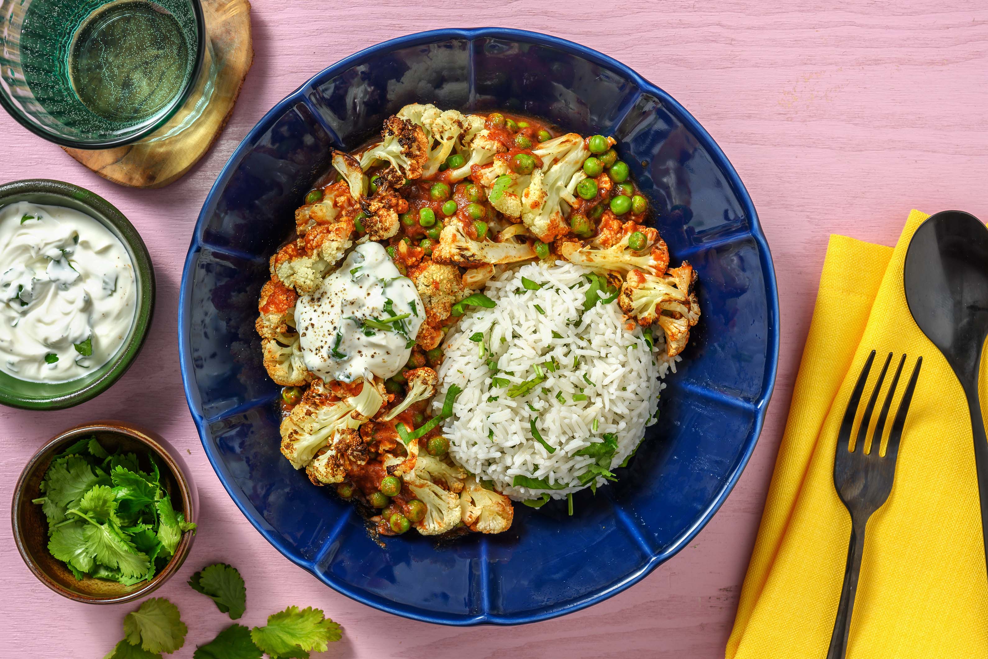 Cauliflower and Pea Tikka Curry Recipe HelloFresh