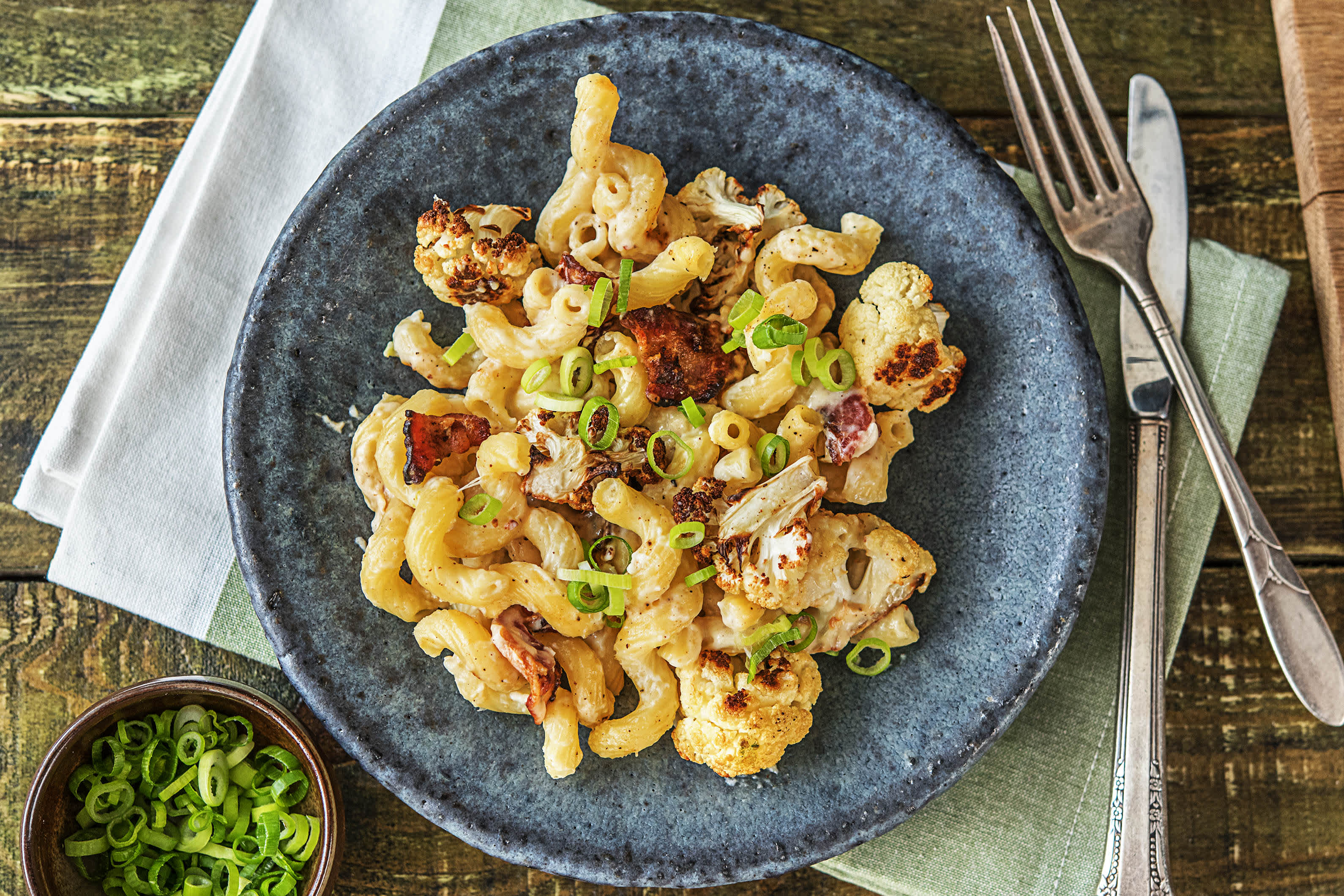 Cauliflower Bacon Mac 'N' Cheese Recipe HelloFresh