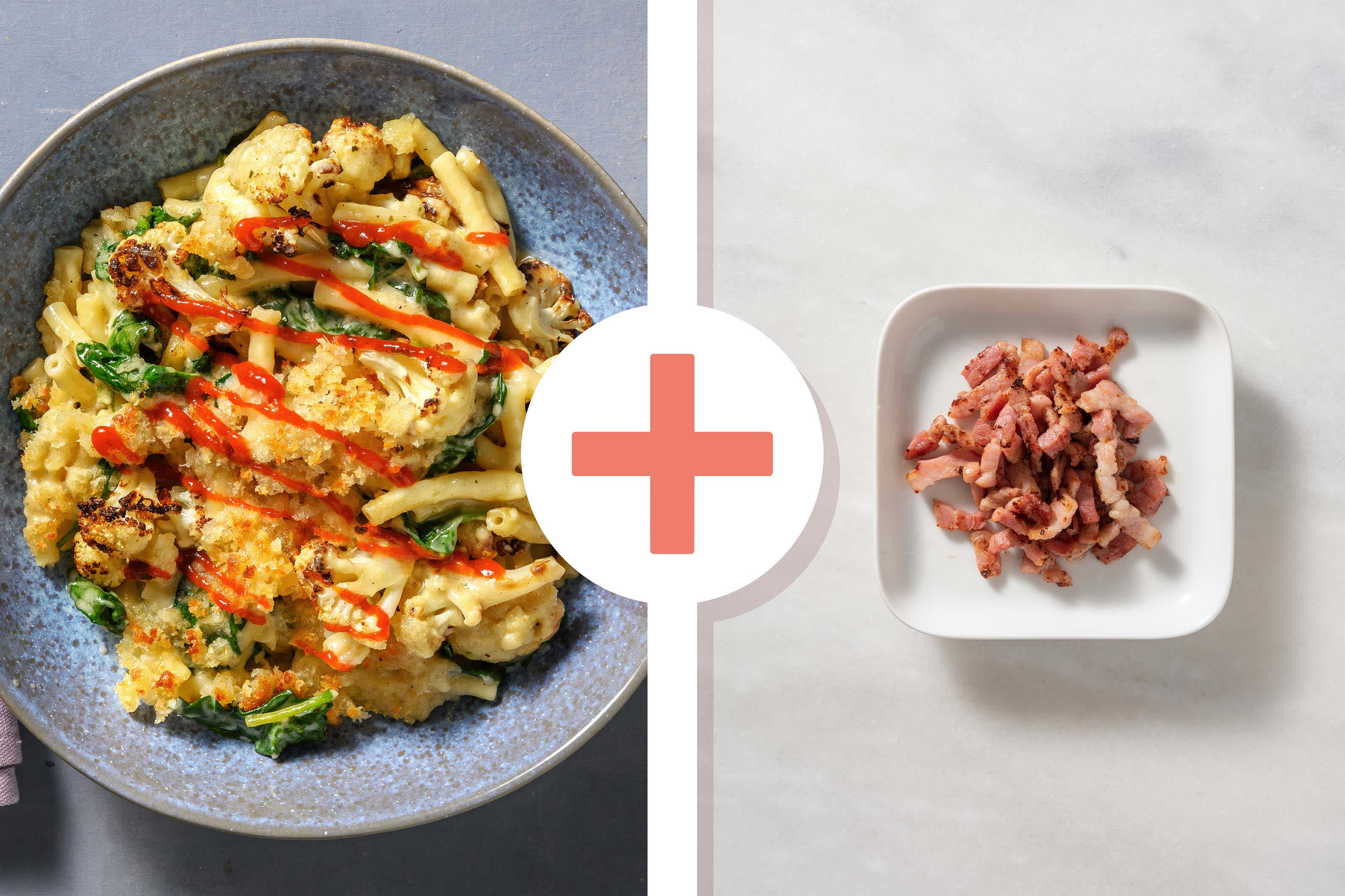 Cauliflower Mac and Cheese with Bacon Lardons Recipe HelloFresh