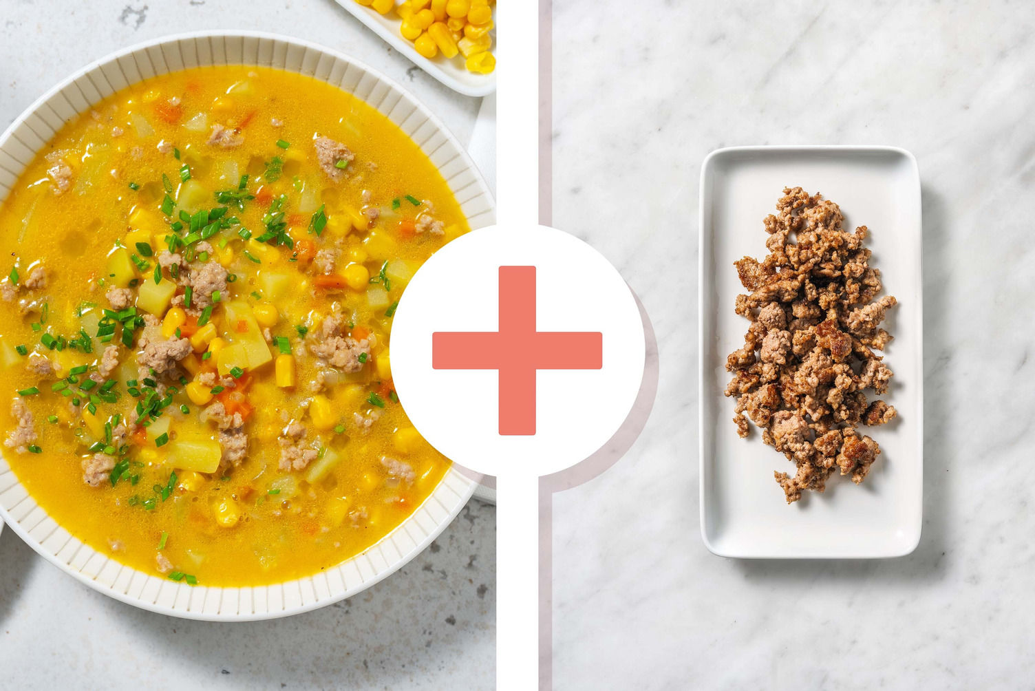 Double Turkey Cal Smart Double Turkey Corn Chowder Recipe | HelloFresh