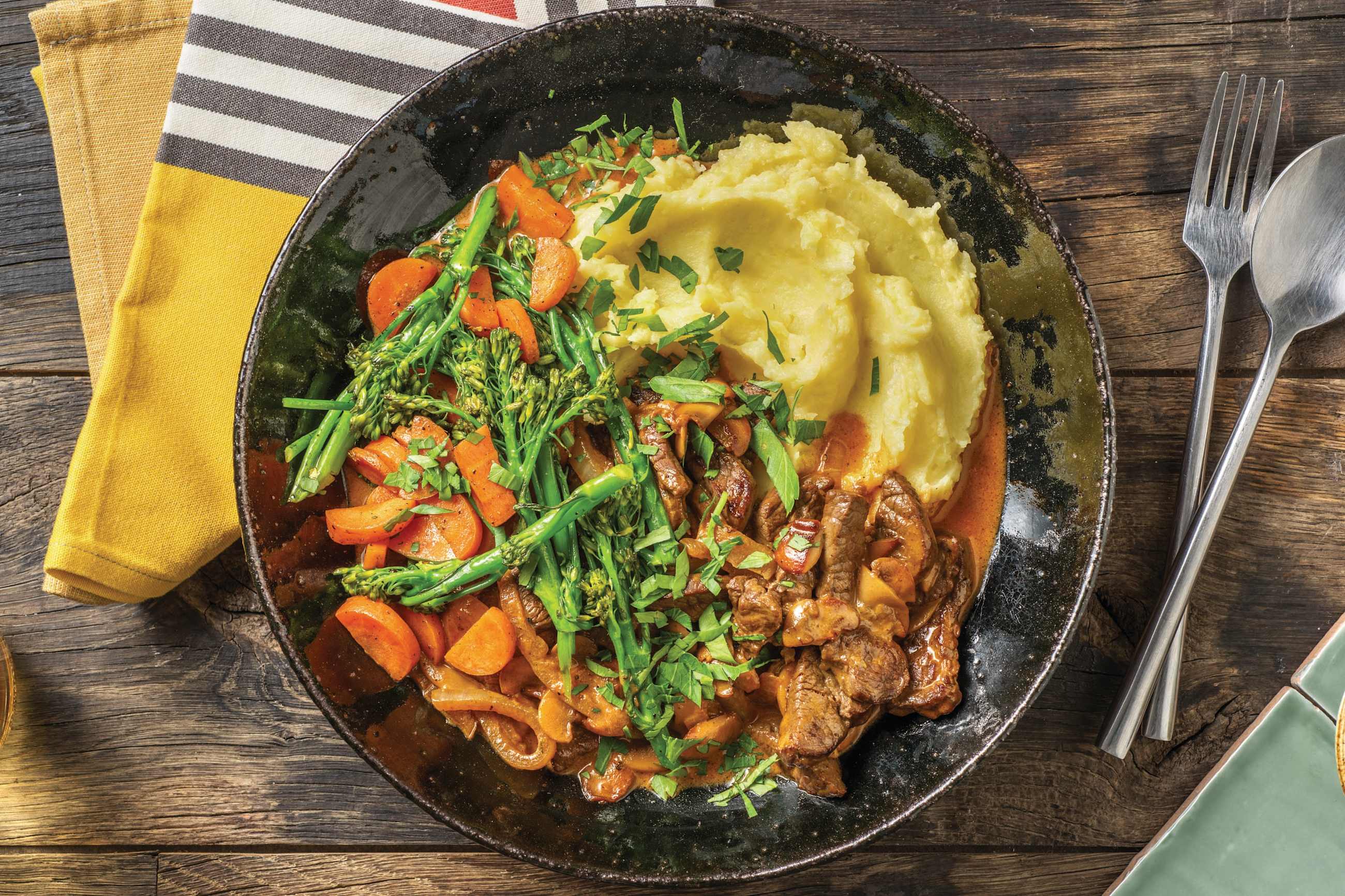 Cheat's Beef Stroganoff Recipe | HelloFresh Cheat's Beef Stroganoff Recipe | HelloFresh
