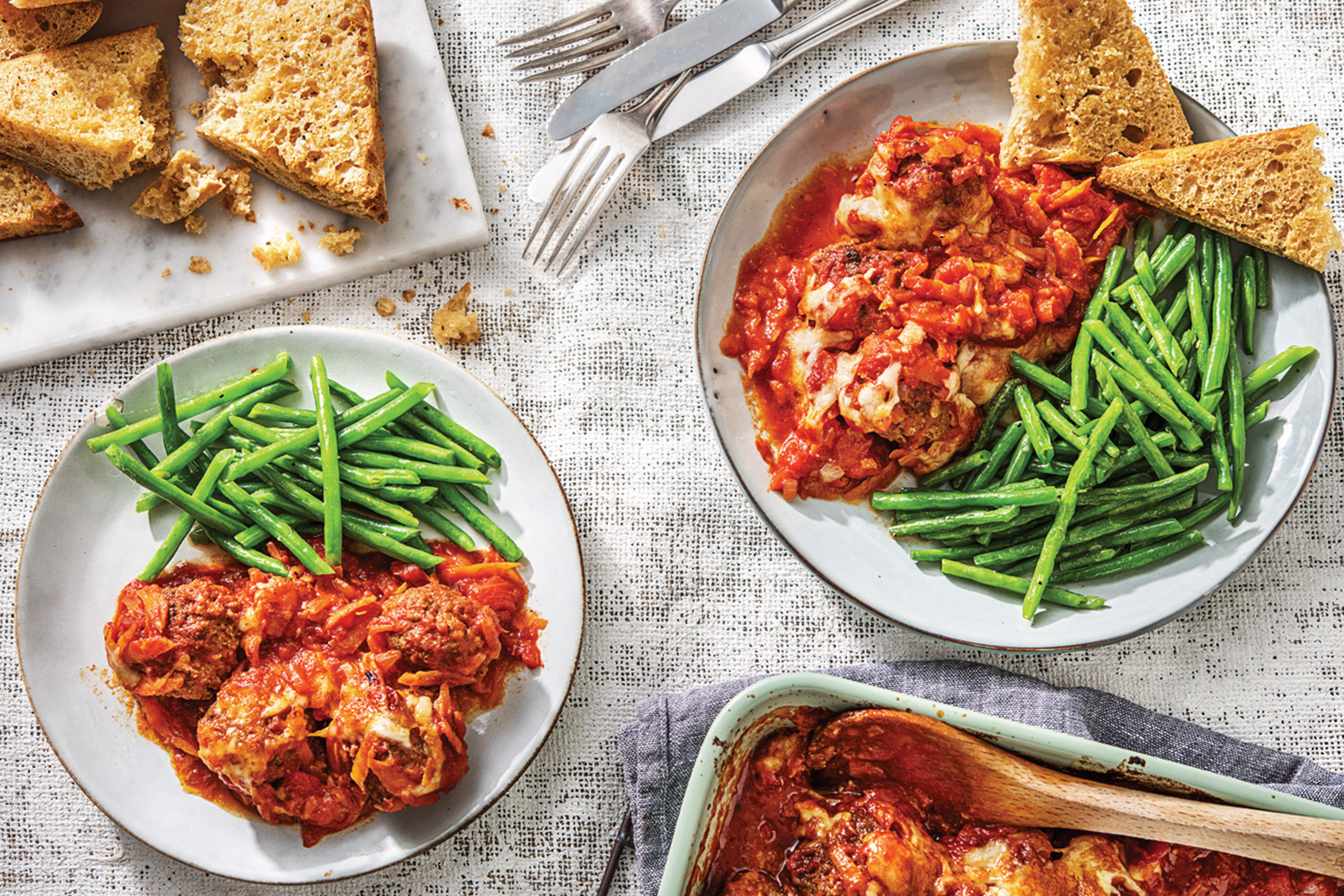 Cheesy American Beef Meatballs Recipe HelloFresh