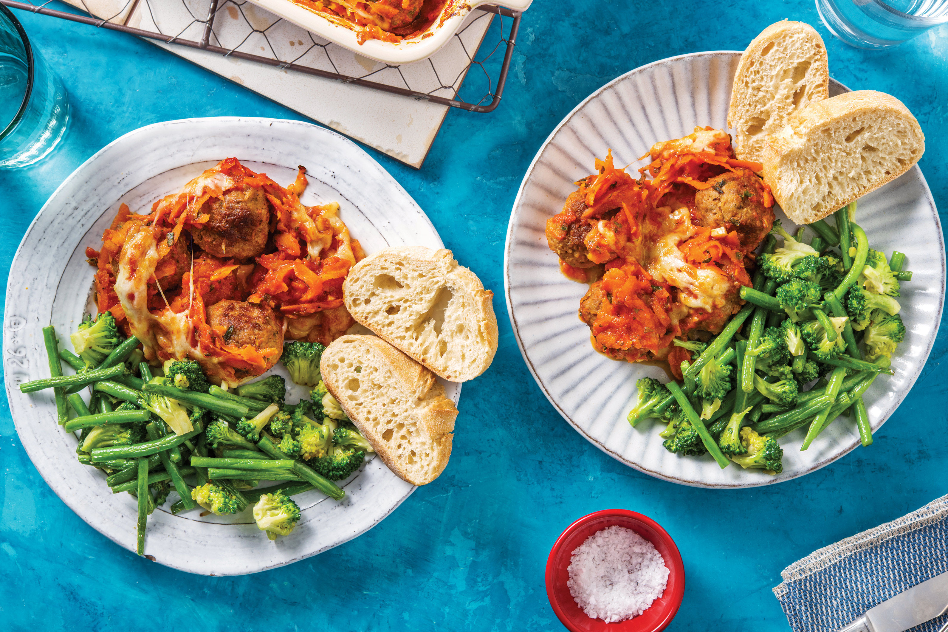 Cheesy Baked Beef Meatballs Recipe HelloFresh