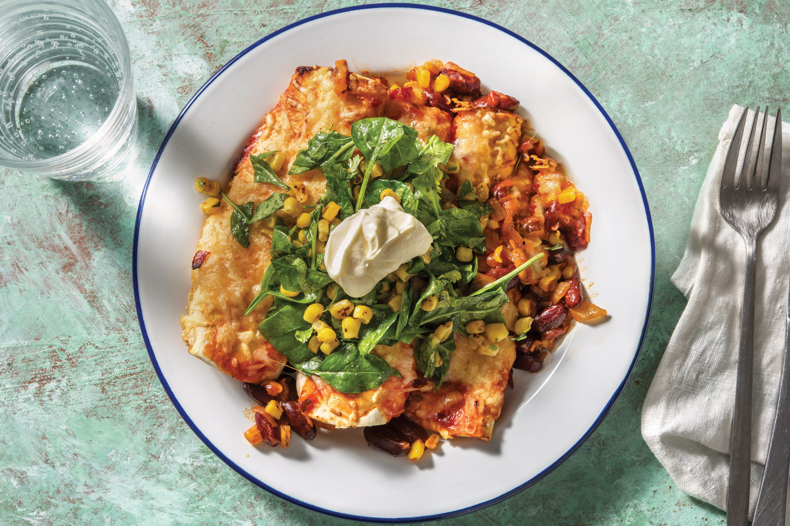 Cheesy Mexican Bean Enchiladas Recipe HelloFresh
